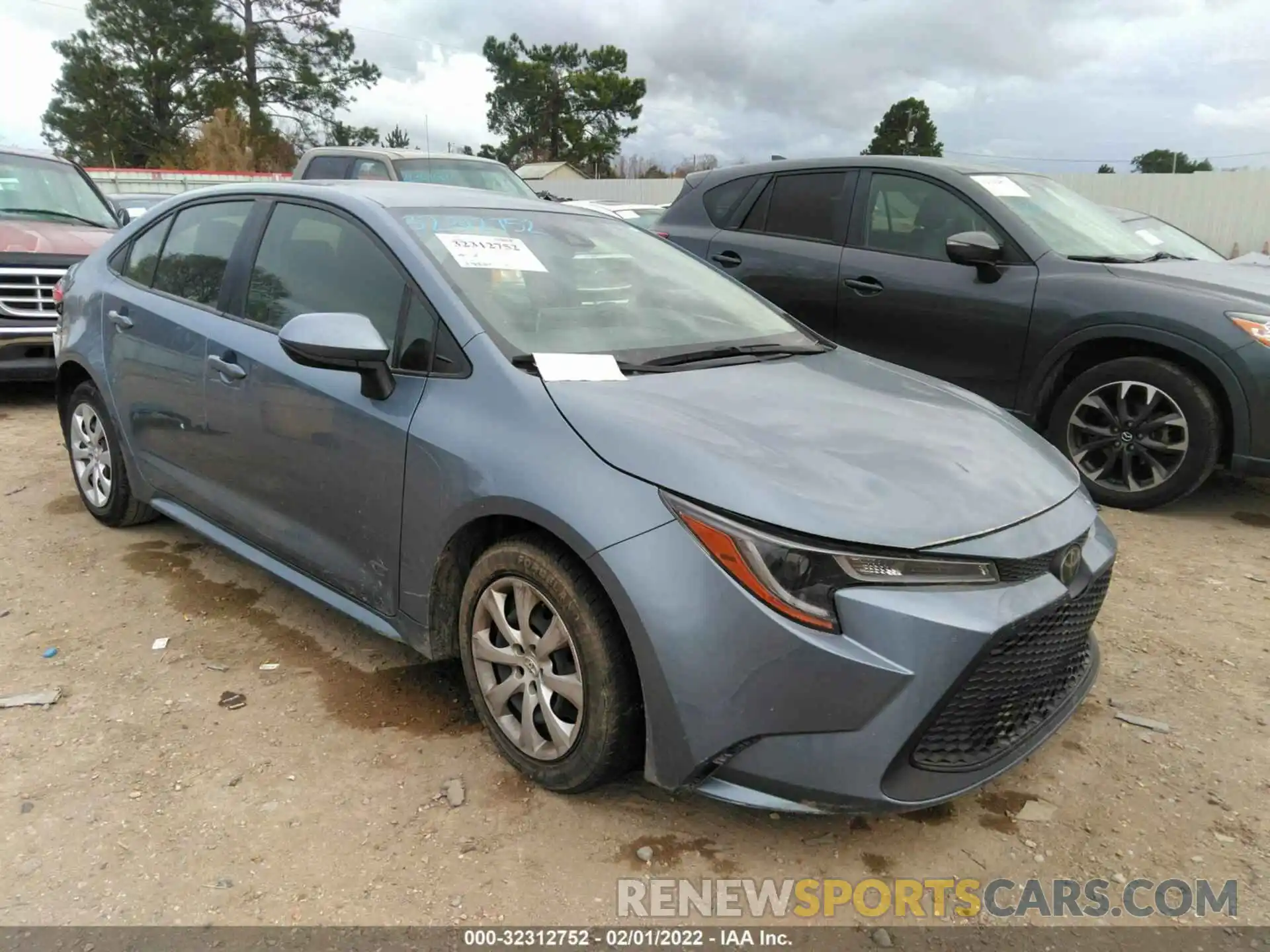 1 Photograph of a damaged car JTDEPRAE4LJ025644 TOYOTA COROLLA 2020