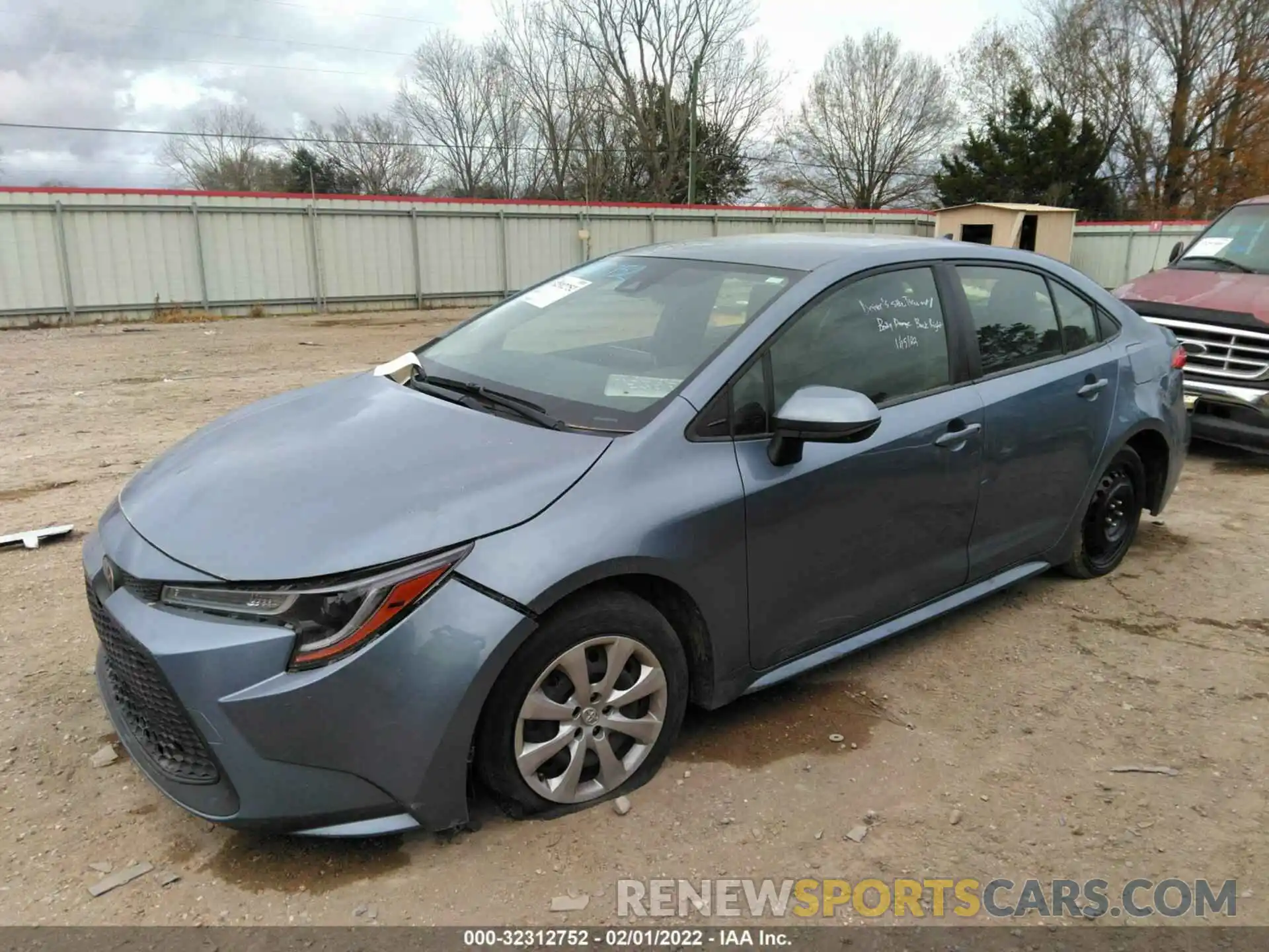 2 Photograph of a damaged car JTDEPRAE4LJ025644 TOYOTA COROLLA 2020