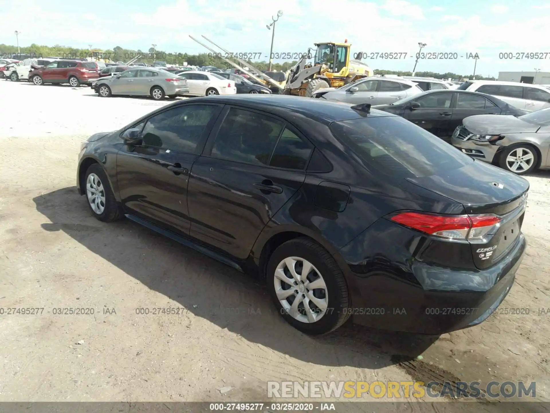 3 Photograph of a damaged car JTDEPRAE4LJ025773 TOYOTA COROLLA 2020