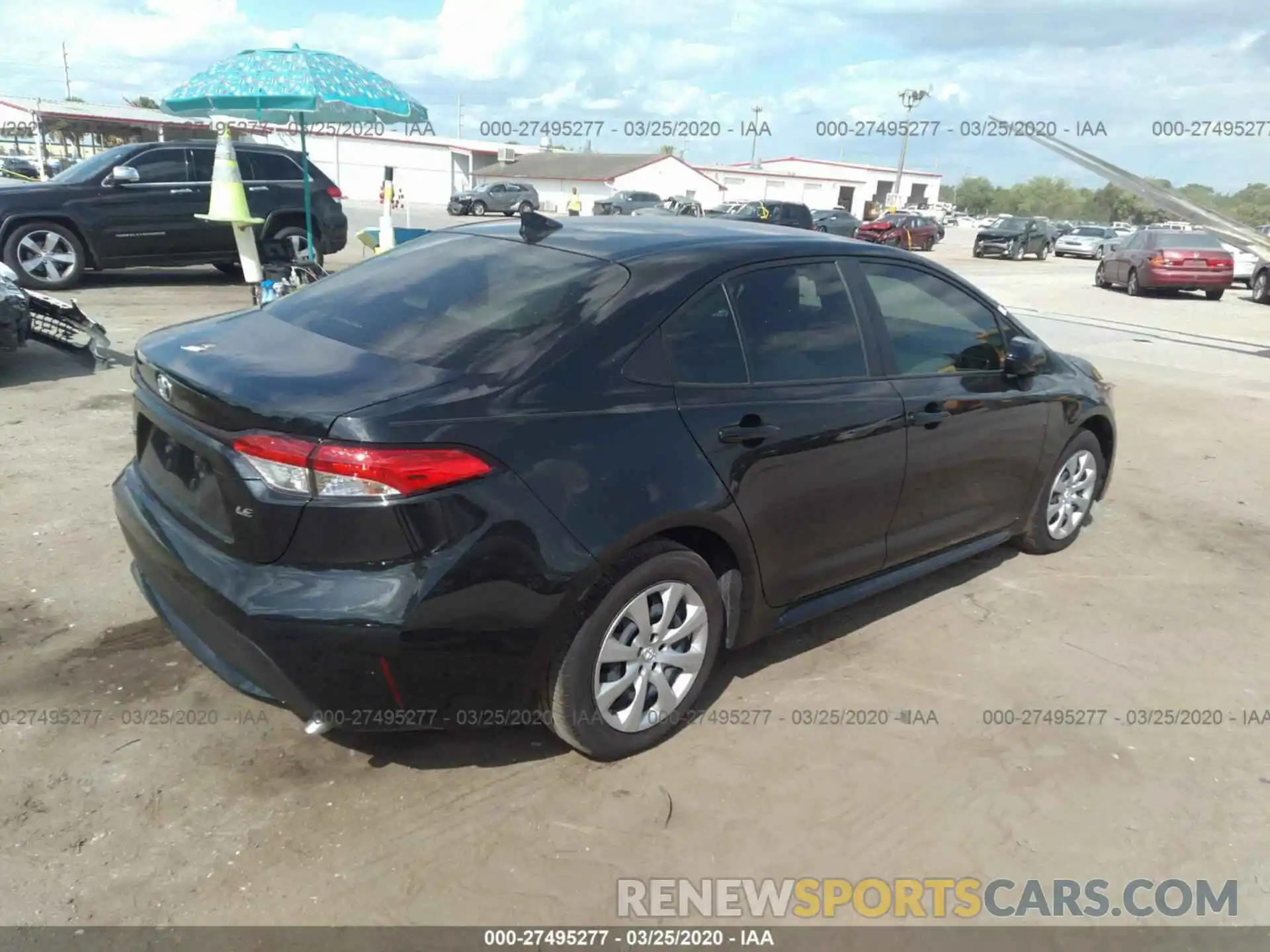 4 Photograph of a damaged car JTDEPRAE4LJ025773 TOYOTA COROLLA 2020