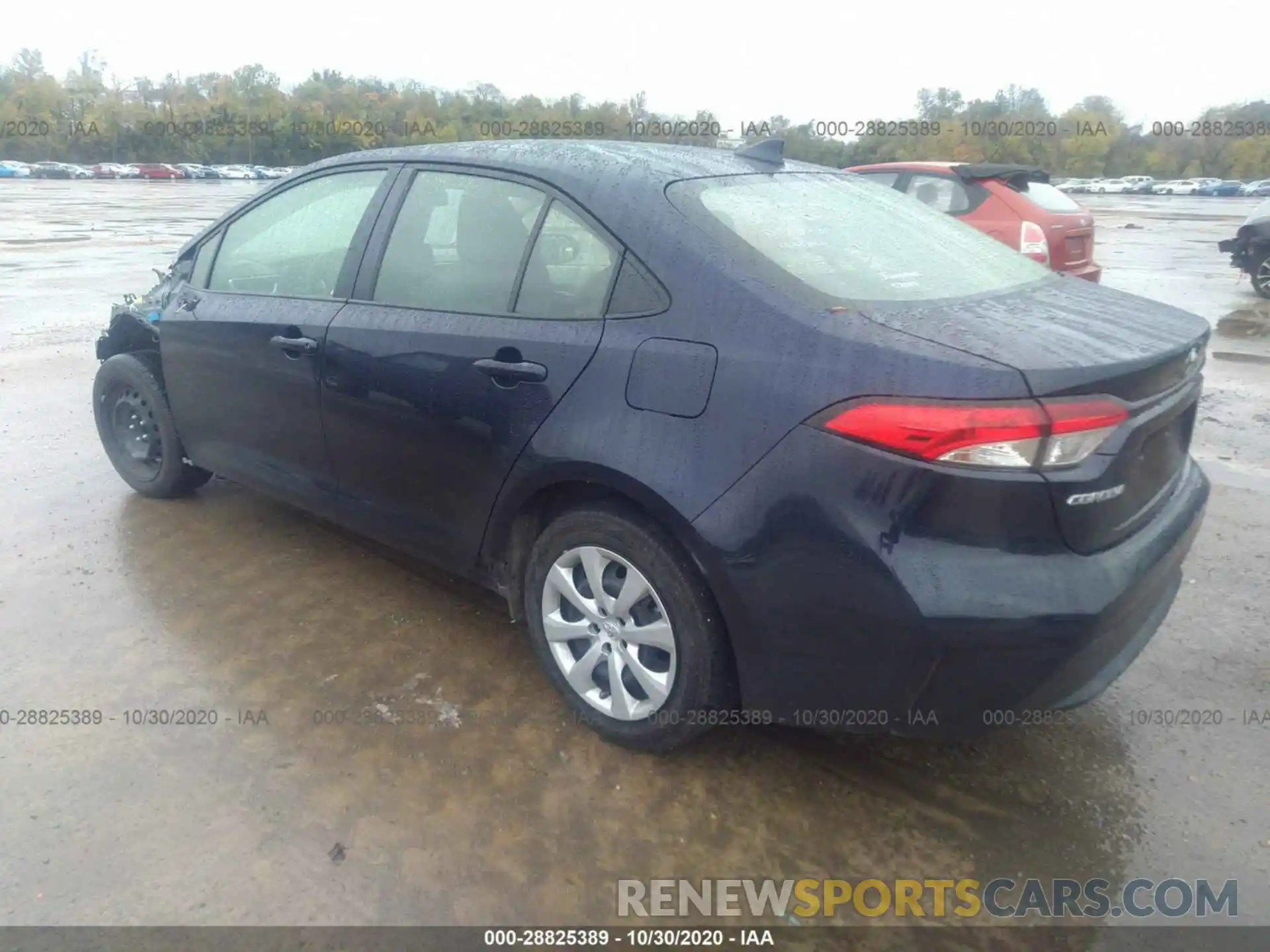 3 Photograph of a damaged car JTDEPRAE4LJ025885 TOYOTA COROLLA 2020