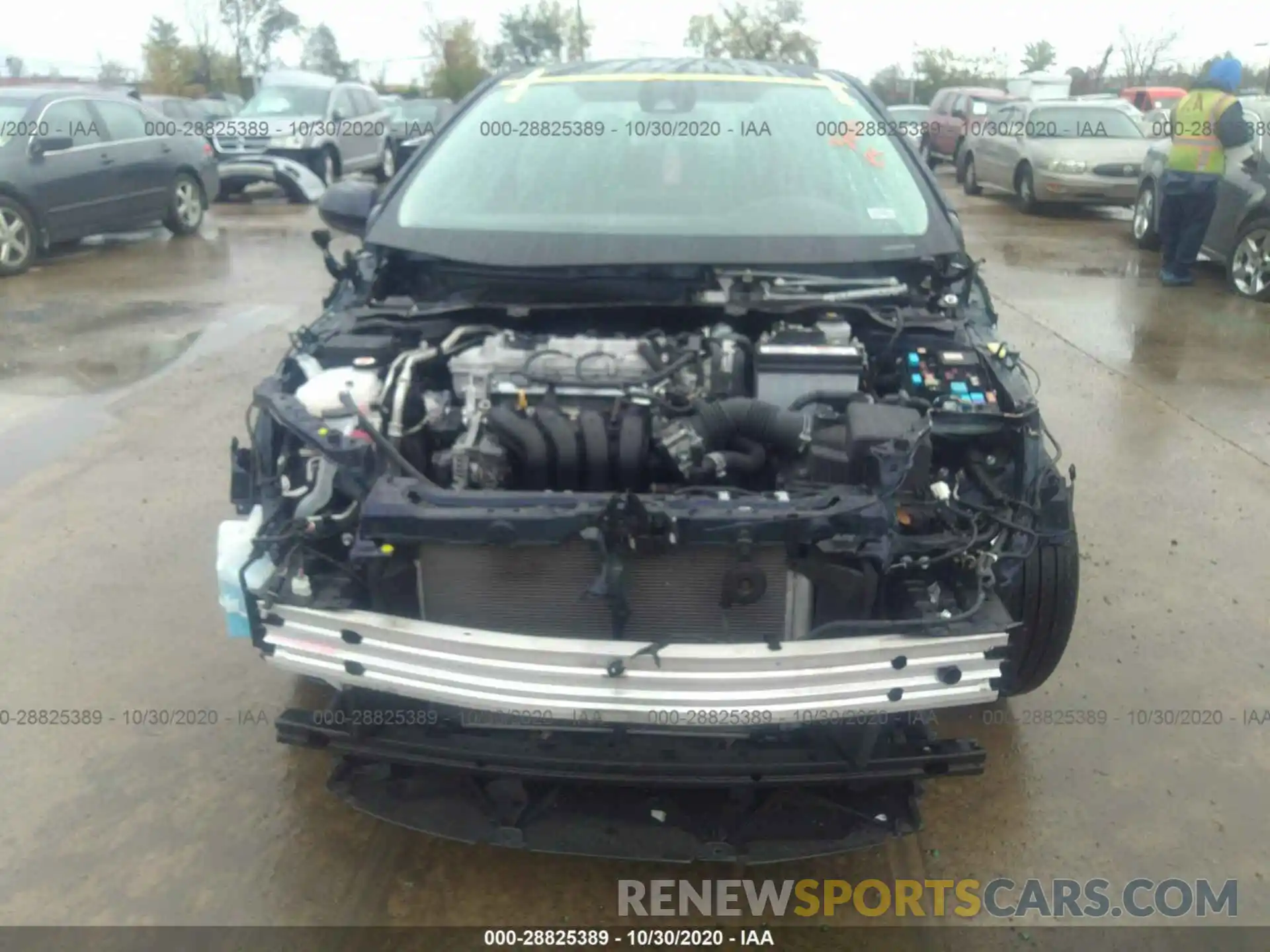 6 Photograph of a damaged car JTDEPRAE4LJ025885 TOYOTA COROLLA 2020