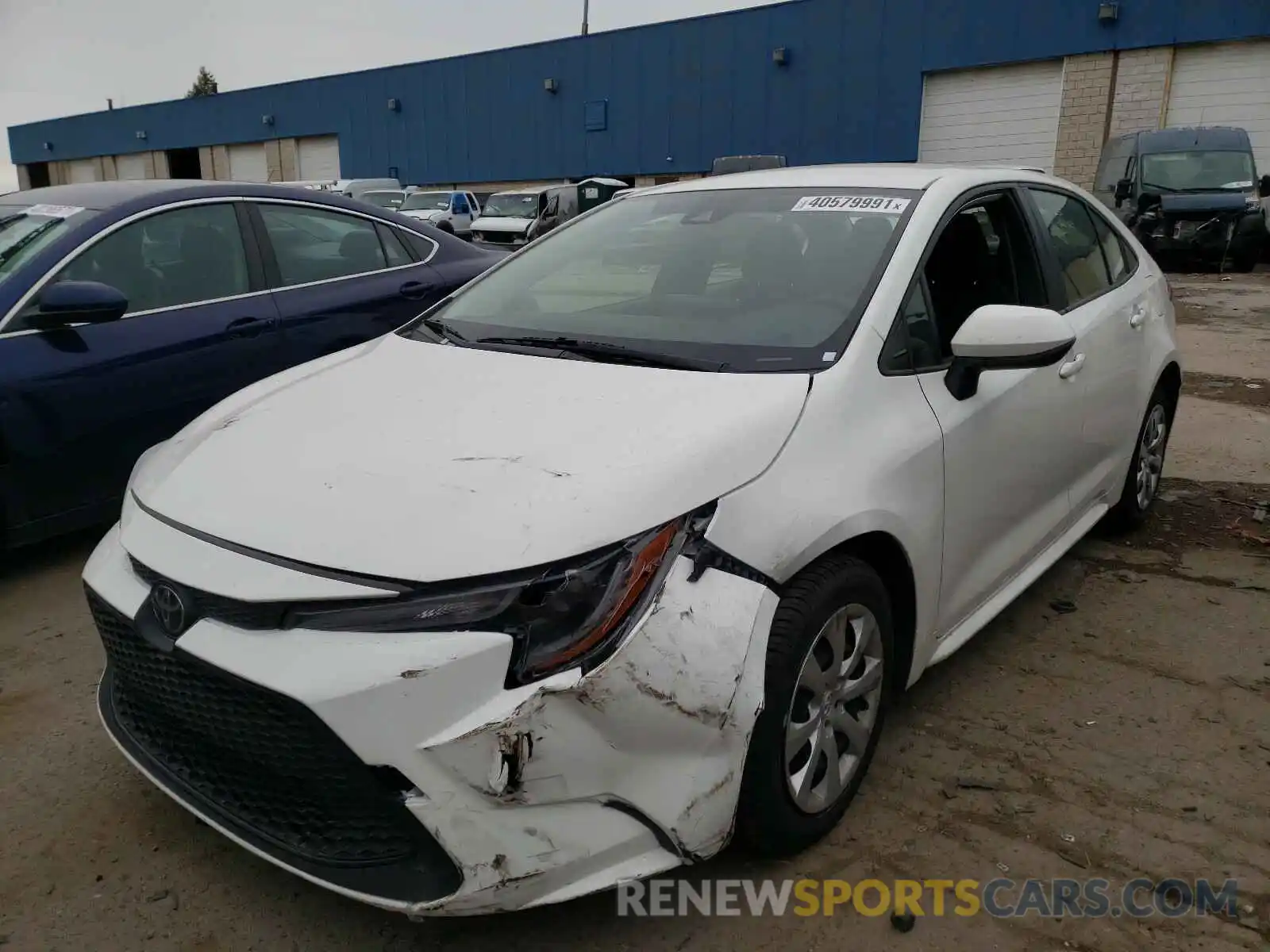 2 Photograph of a damaged car JTDEPRAE4LJ026132 TOYOTA COROLLA 2020