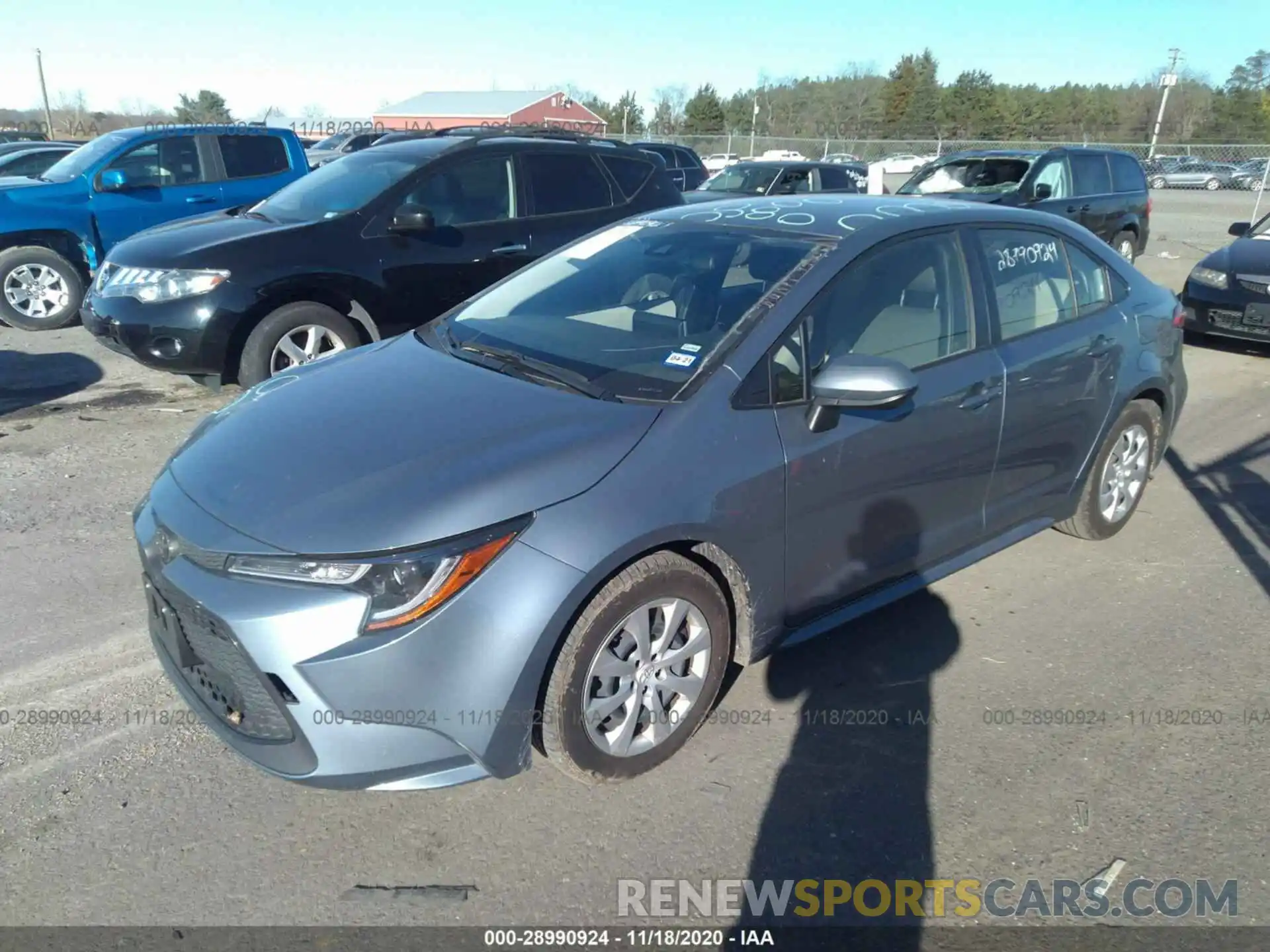 2 Photograph of a damaged car JTDEPRAE4LJ026289 TOYOTA COROLLA 2020