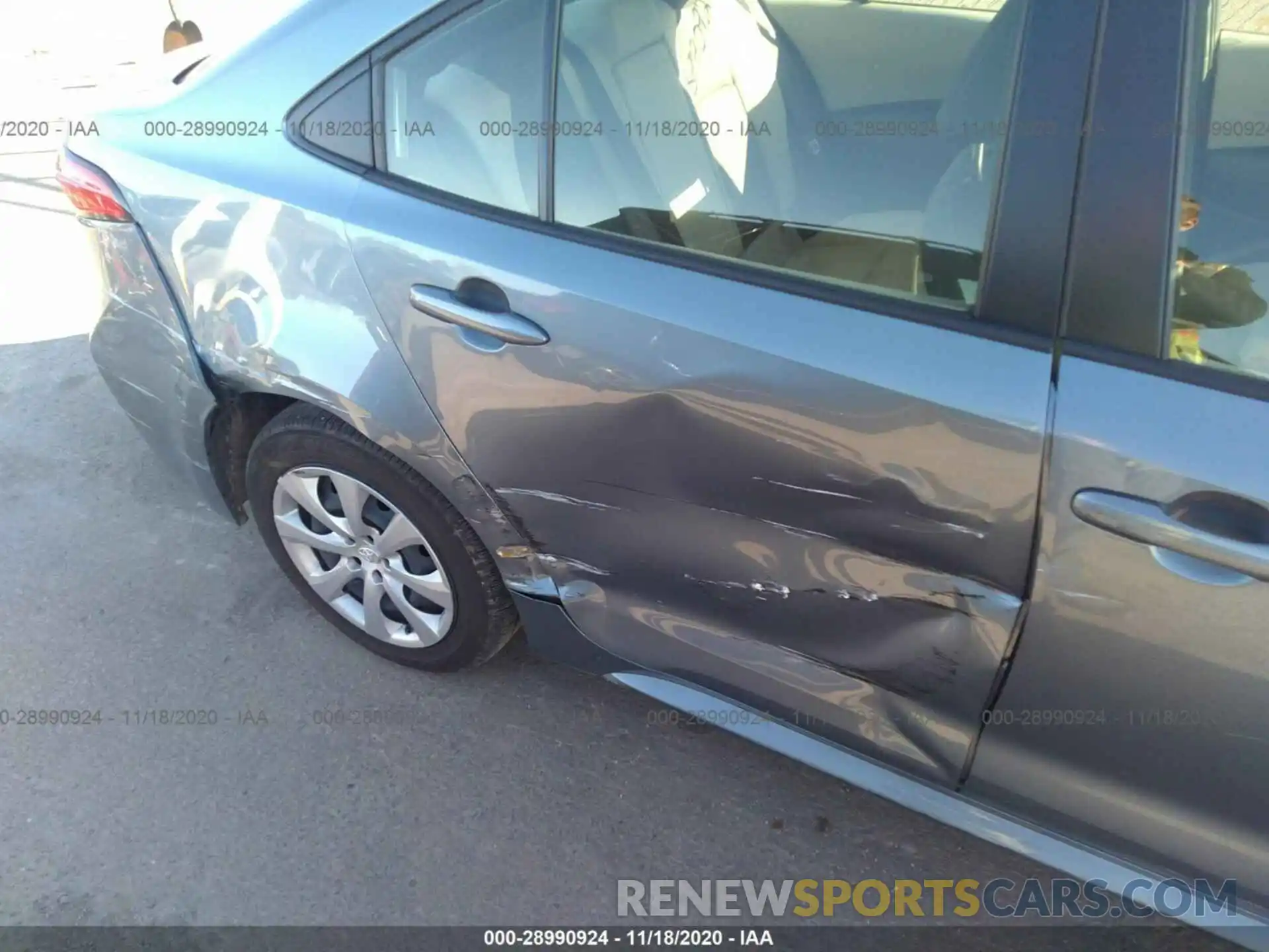 6 Photograph of a damaged car JTDEPRAE4LJ026289 TOYOTA COROLLA 2020