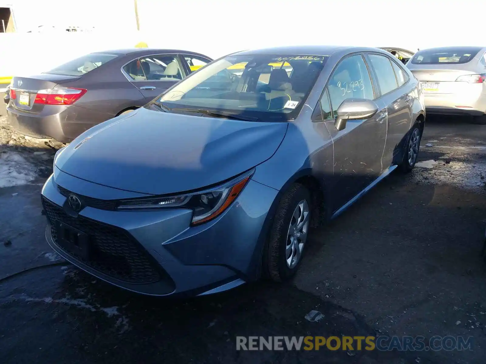 2 Photograph of a damaged car JTDEPRAE4LJ026356 TOYOTA COROLLA 2020