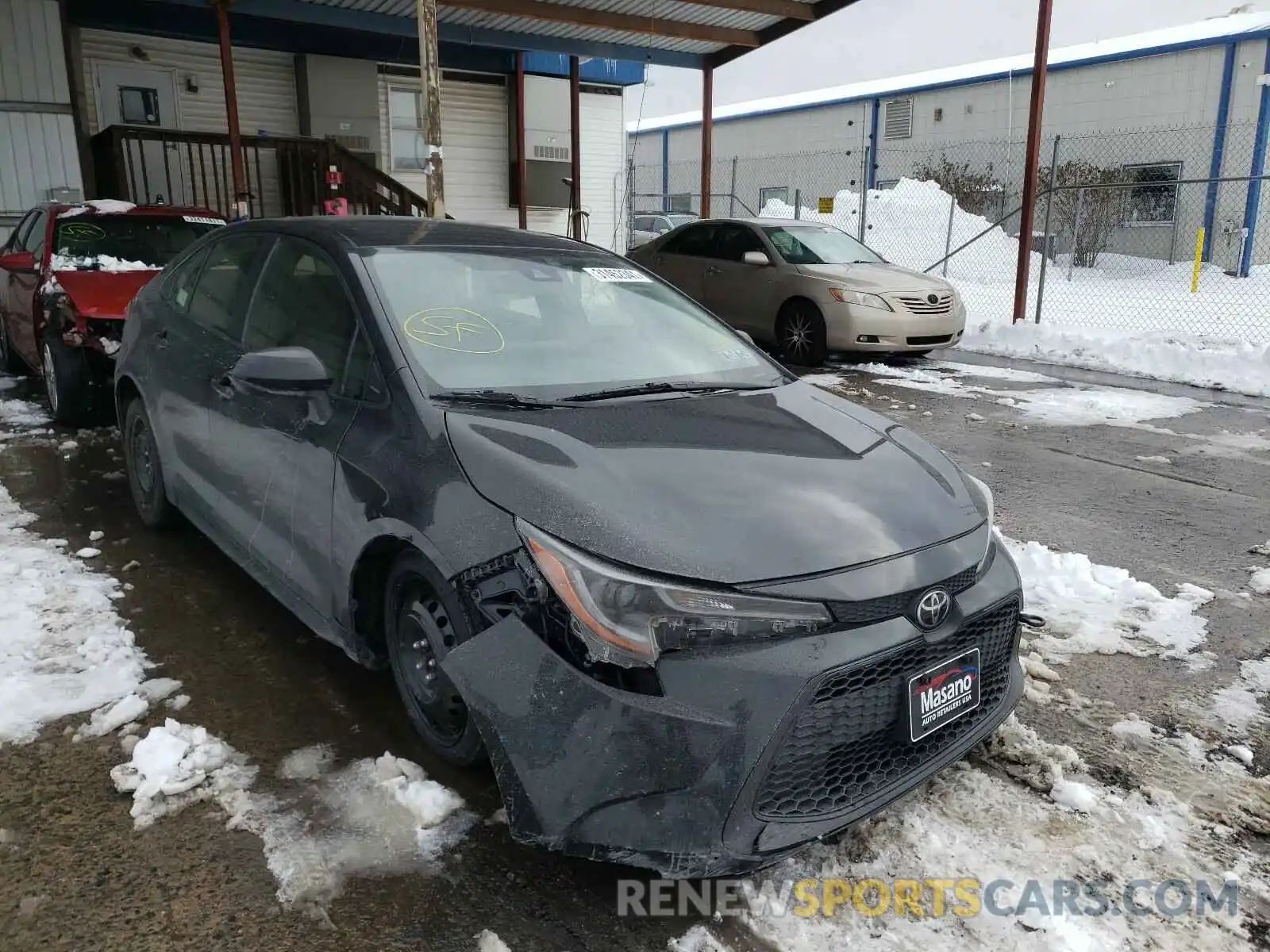 1 Photograph of a damaged car JTDEPRAE4LJ026566 TOYOTA COROLLA 2020