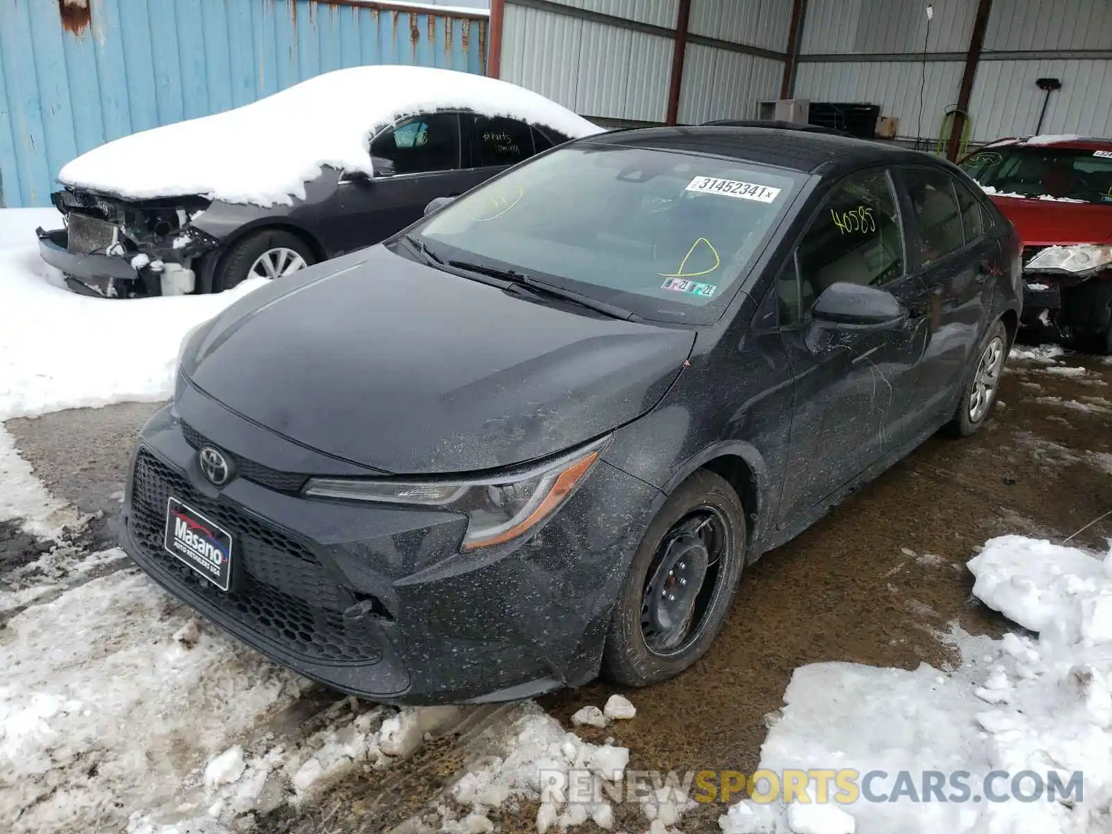 2 Photograph of a damaged car JTDEPRAE4LJ026566 TOYOTA COROLLA 2020