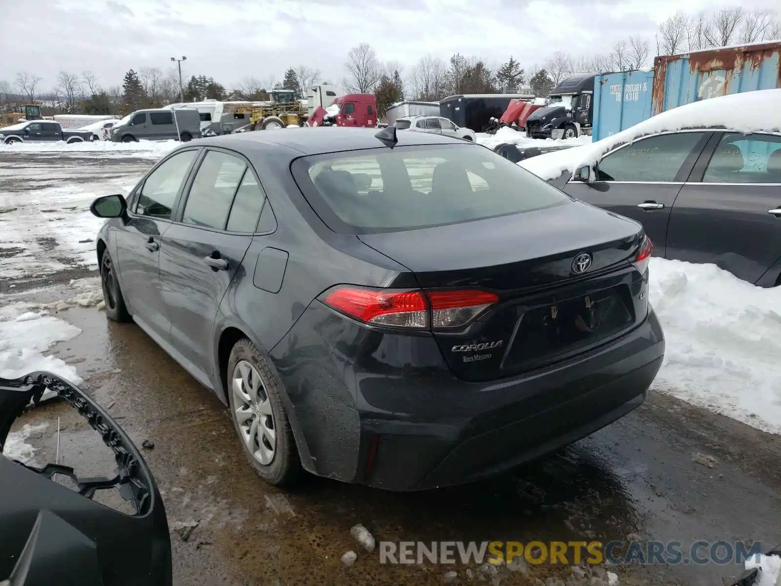 3 Photograph of a damaged car JTDEPRAE4LJ026566 TOYOTA COROLLA 2020