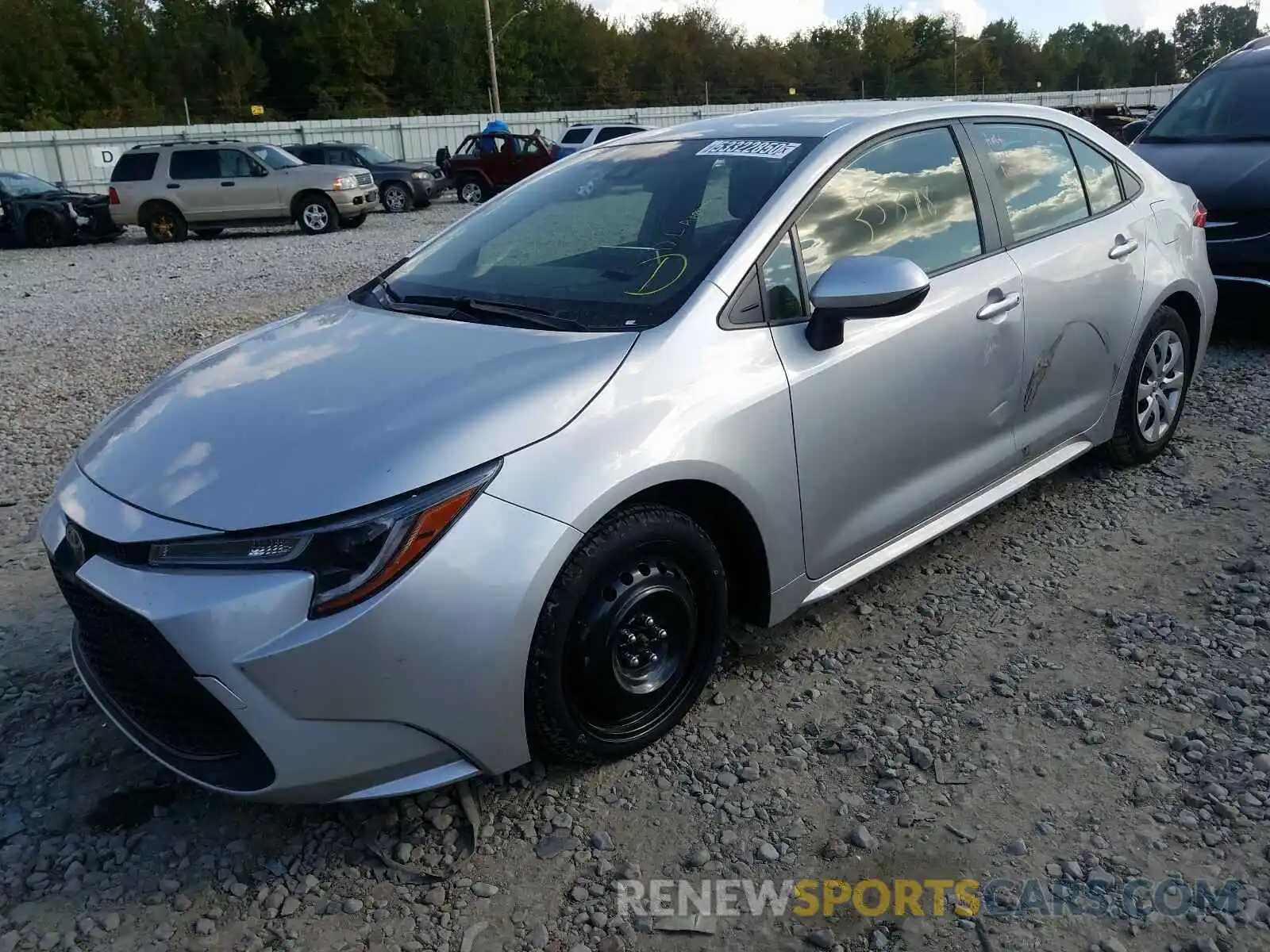 2 Photograph of a damaged car JTDEPRAE4LJ027037 TOYOTA COROLLA 2020