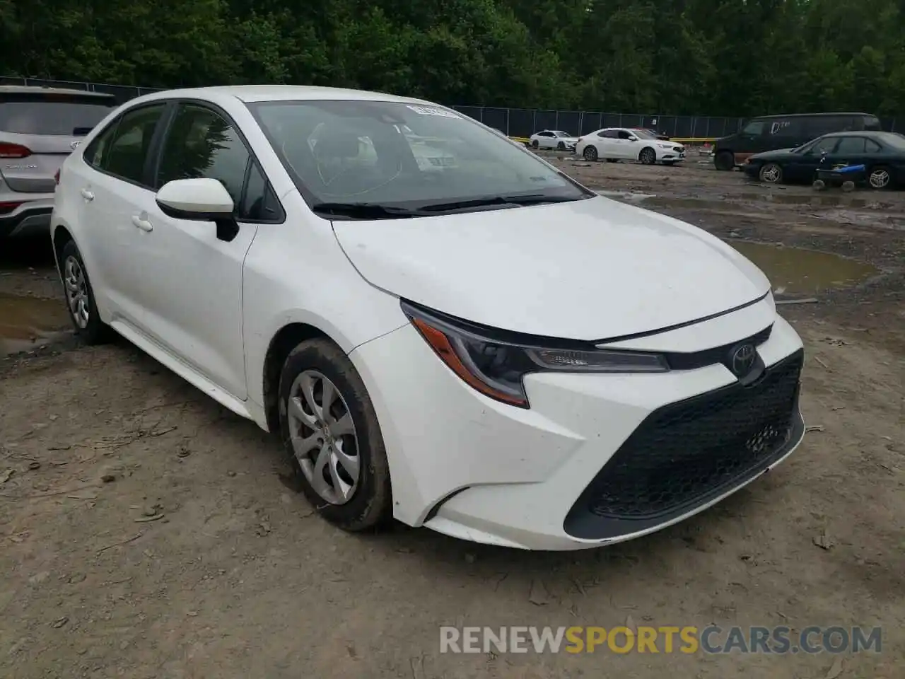 1 Photograph of a damaged car JTDEPRAE4LJ027295 TOYOTA COROLLA 2020