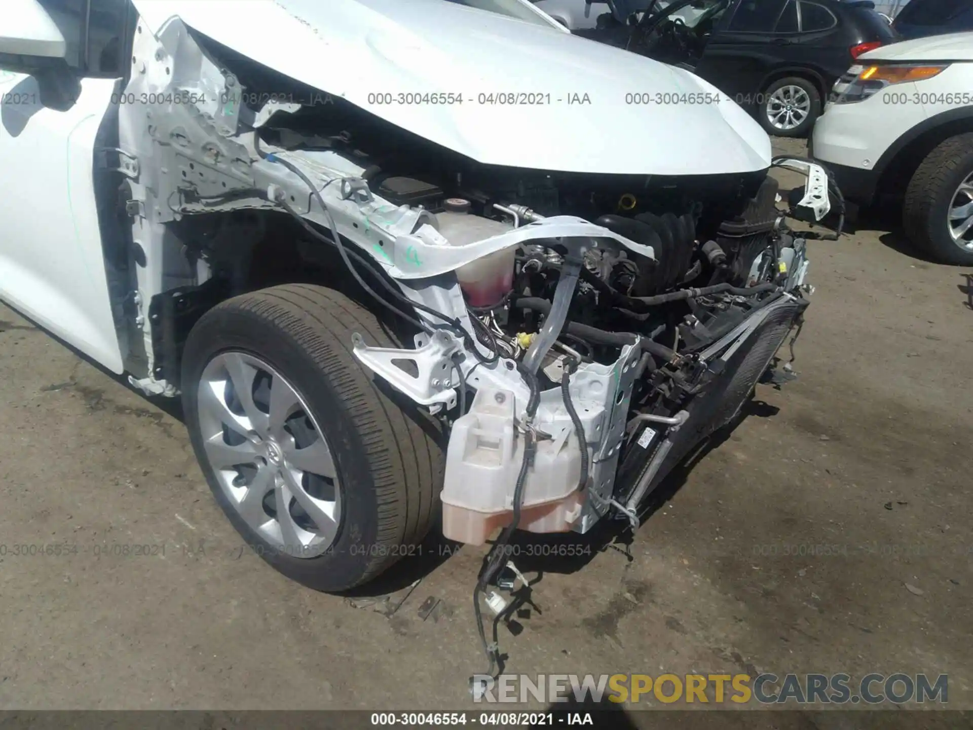 6 Photograph of a damaged car JTDEPRAE4LJ027765 TOYOTA COROLLA 2020