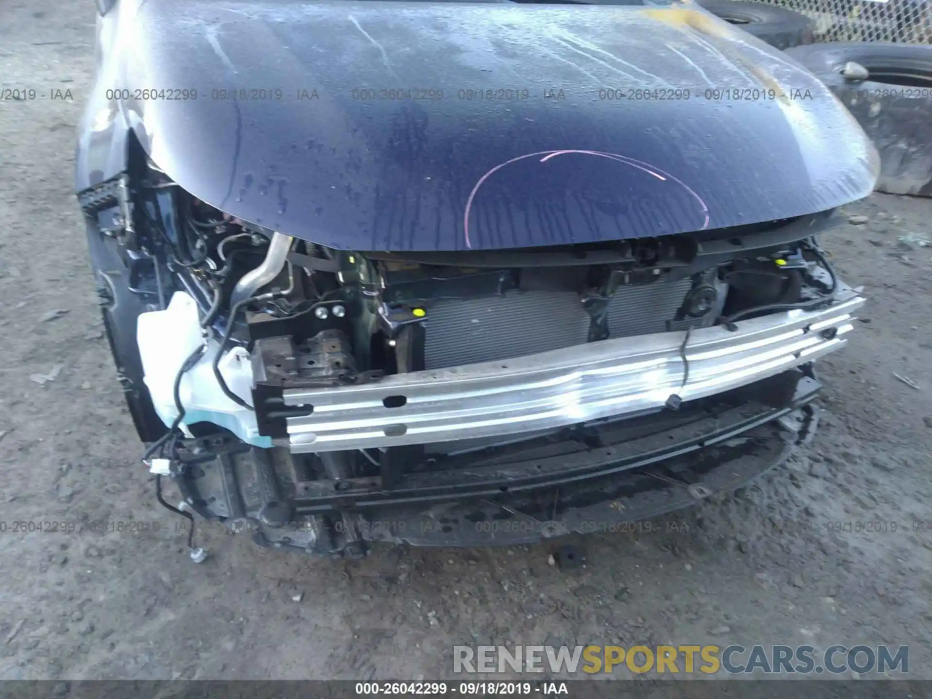 6 Photograph of a damaged car JTDEPRAE4LJ028219 TOYOTA COROLLA 2020