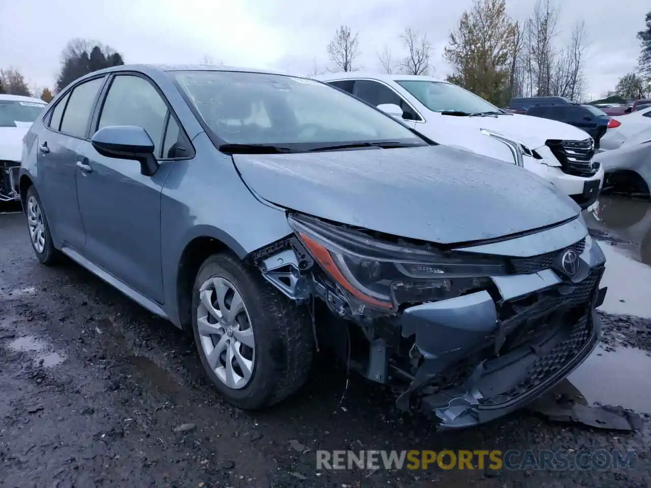 1 Photograph of a damaged car JTDEPRAE4LJ028401 TOYOTA COROLLA 2020