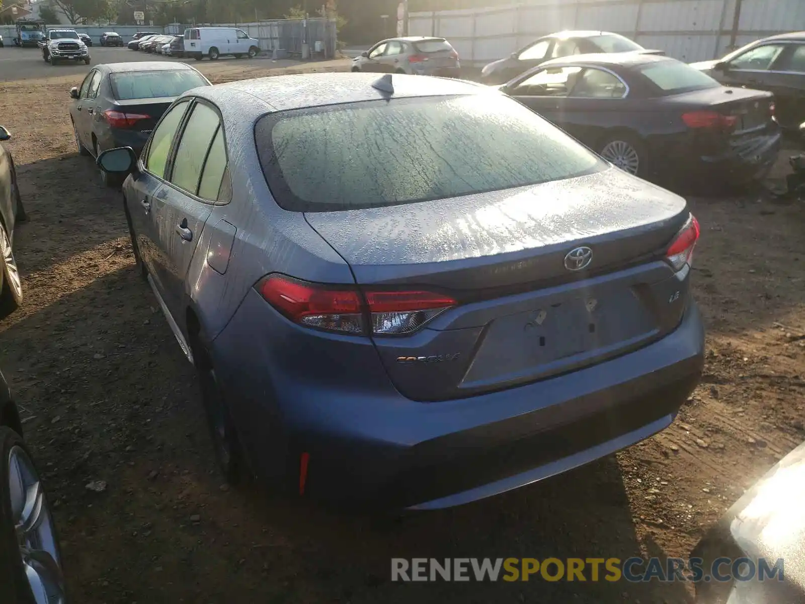 3 Photograph of a damaged car JTDEPRAE4LJ028804 TOYOTA COROLLA 2020