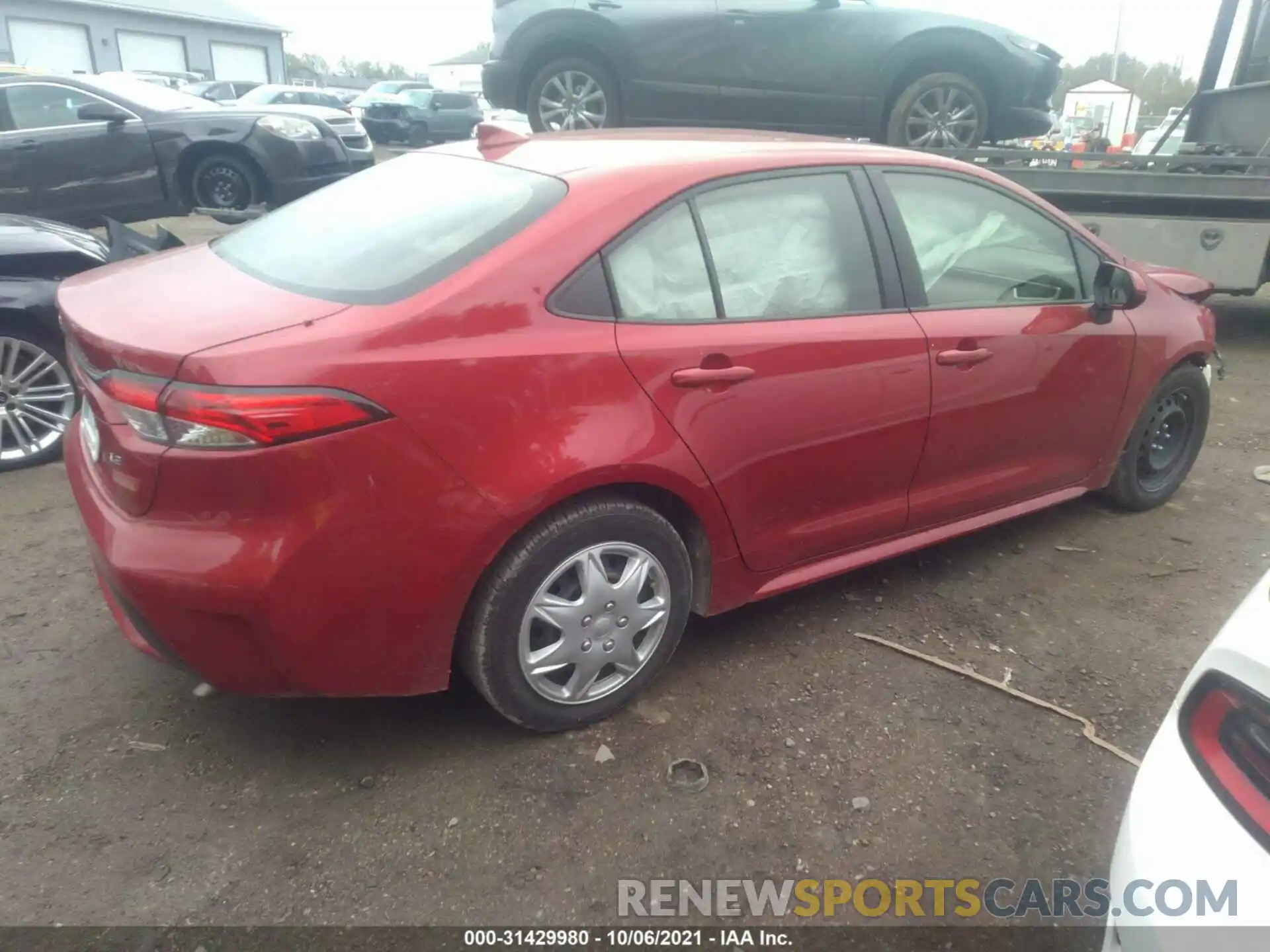 4 Photograph of a damaged car JTDEPRAE4LJ029211 TOYOTA COROLLA 2020