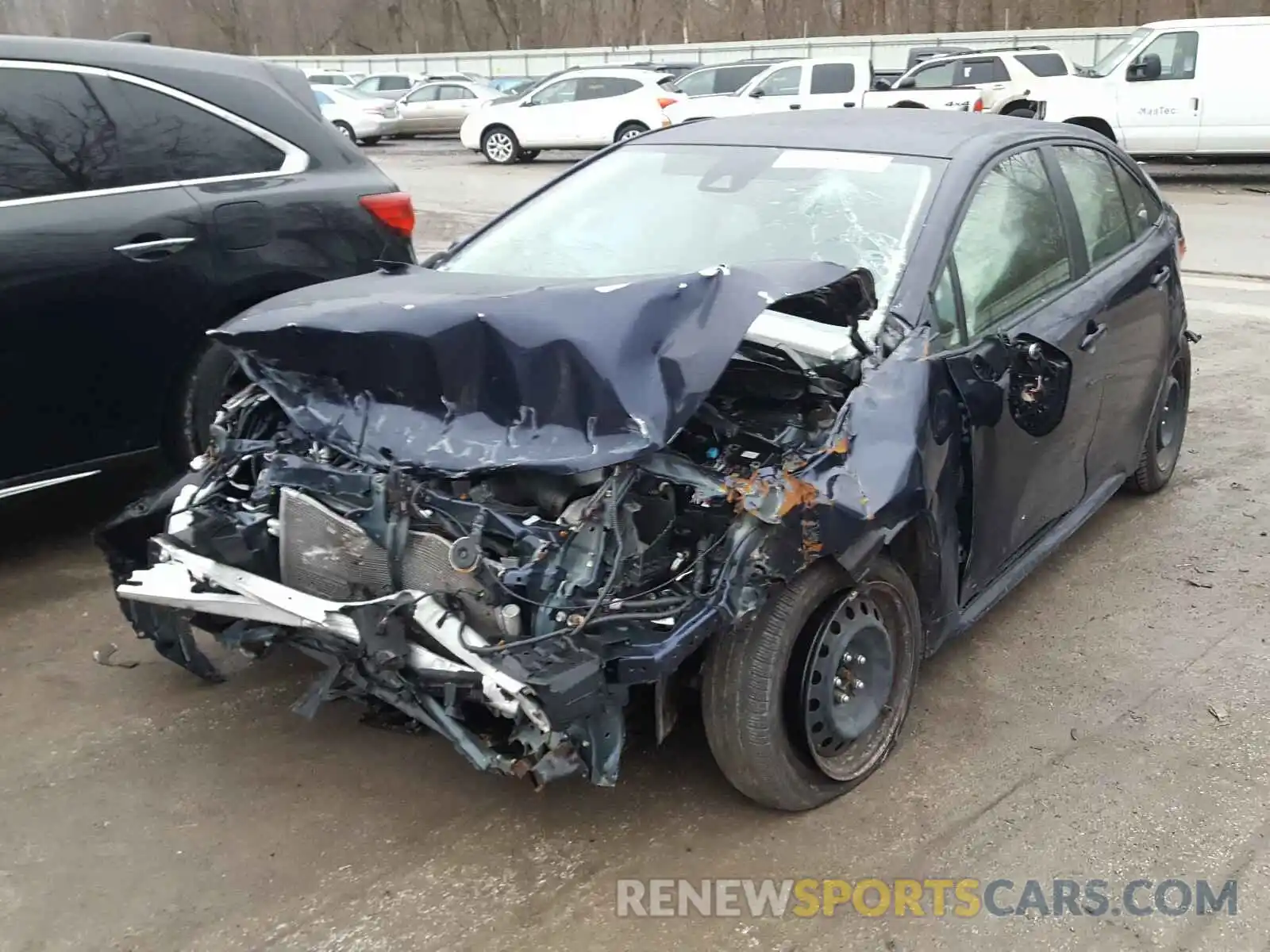 2 Photograph of a damaged car JTDEPRAE4LJ029693 TOYOTA COROLLA 2020