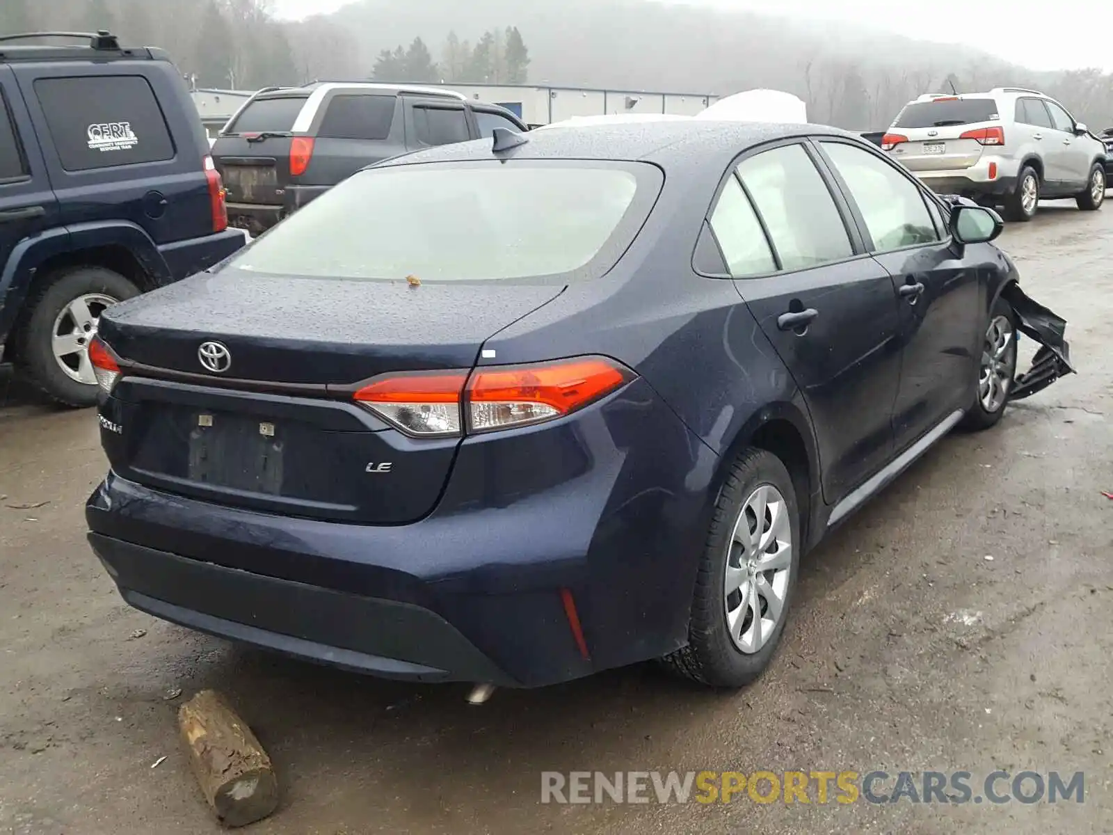 4 Photograph of a damaged car JTDEPRAE4LJ029693 TOYOTA COROLLA 2020