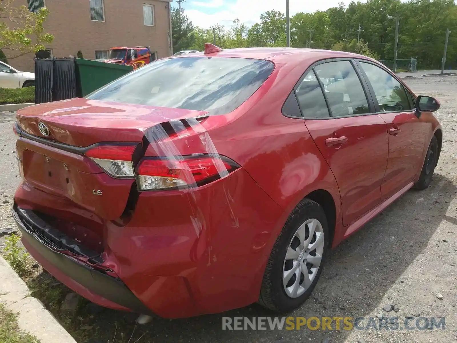 4 Photograph of a damaged car JTDEPRAE4LJ029726 TOYOTA COROLLA 2020