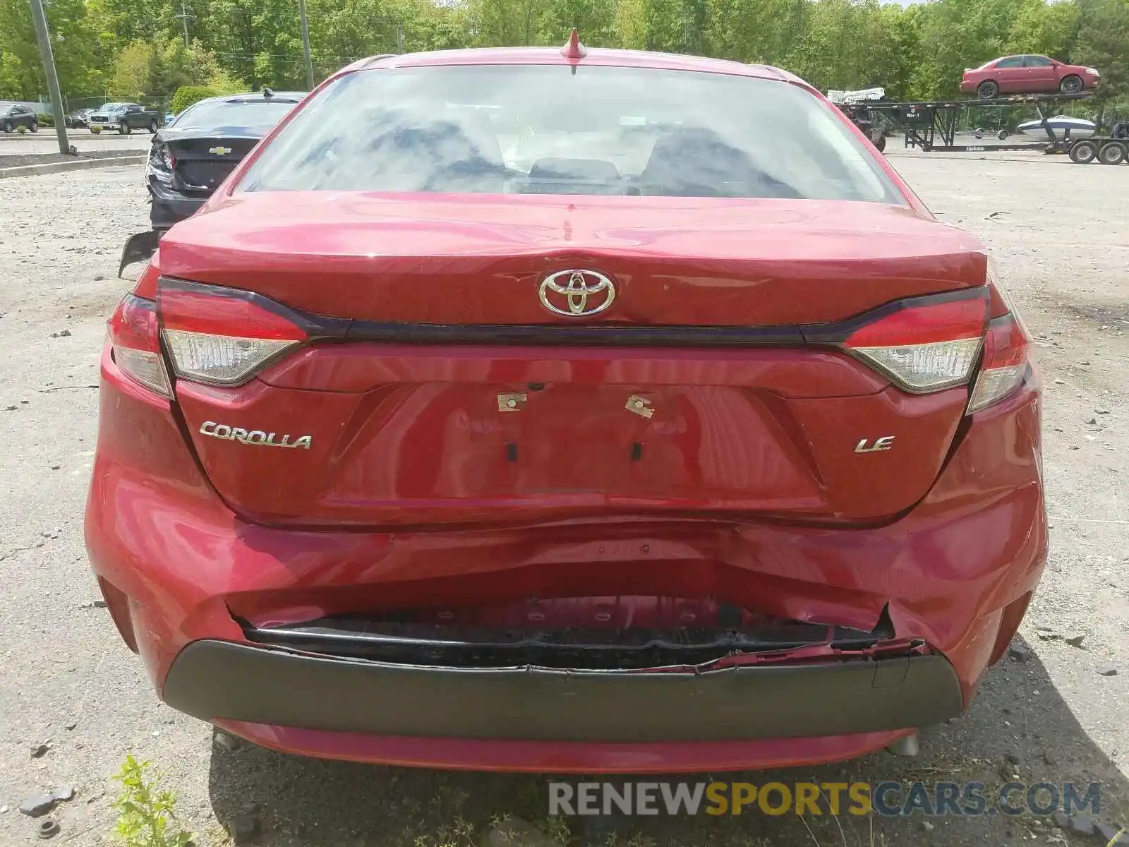 9 Photograph of a damaged car JTDEPRAE4LJ029726 TOYOTA COROLLA 2020