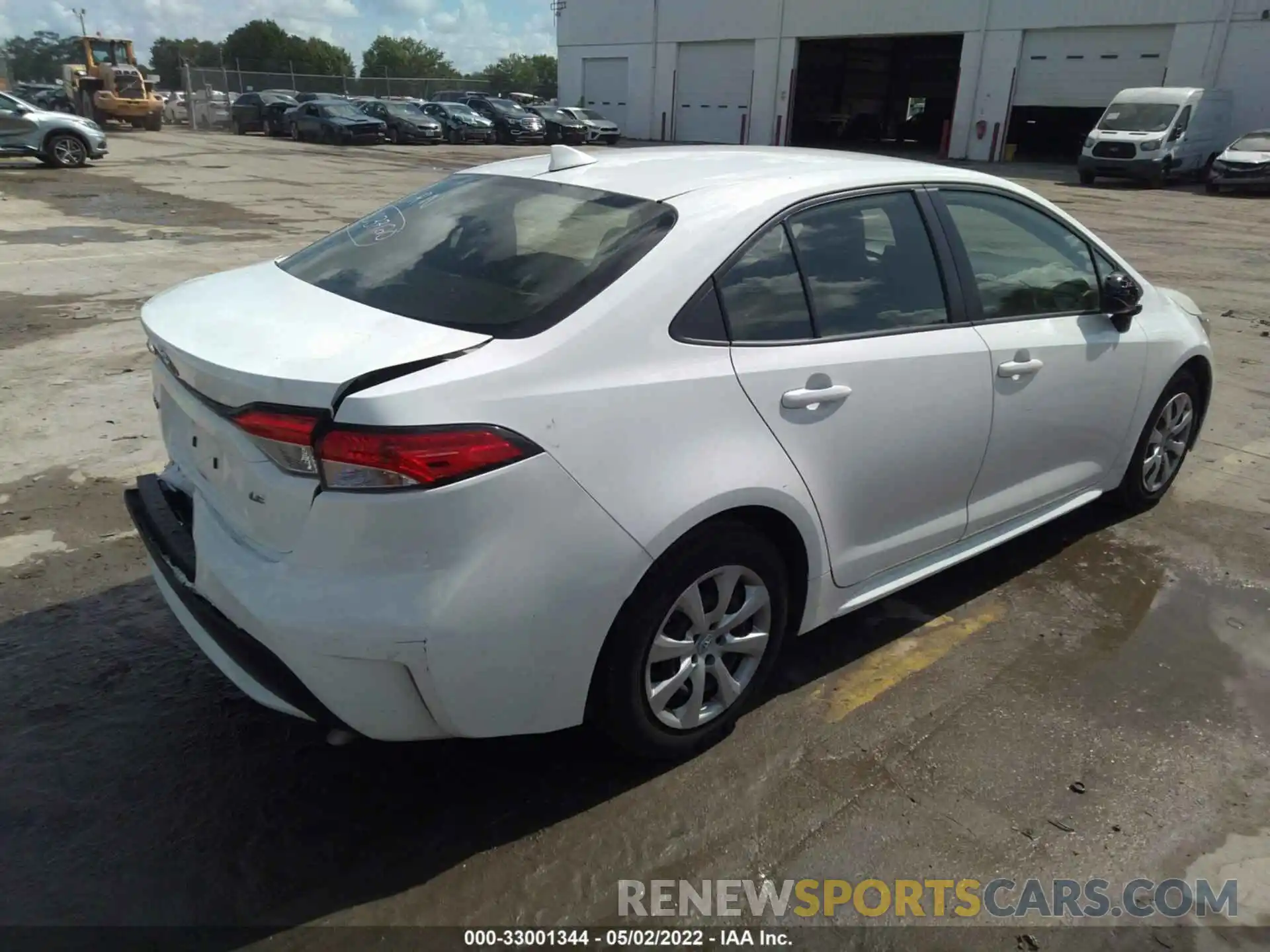 4 Photograph of a damaged car JTDEPRAE4LJ029984 TOYOTA COROLLA 2020