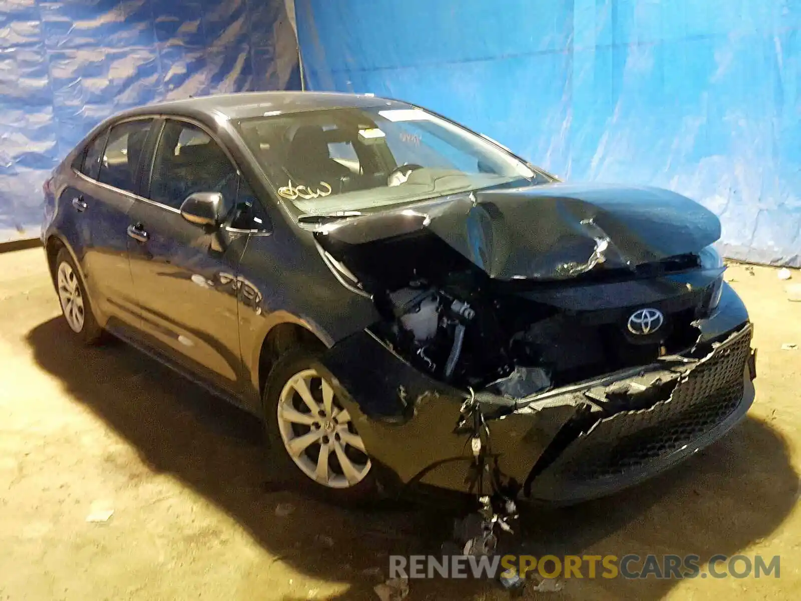 1 Photograph of a damaged car JTDEPRAE4LJ030228 TOYOTA COROLLA 2020