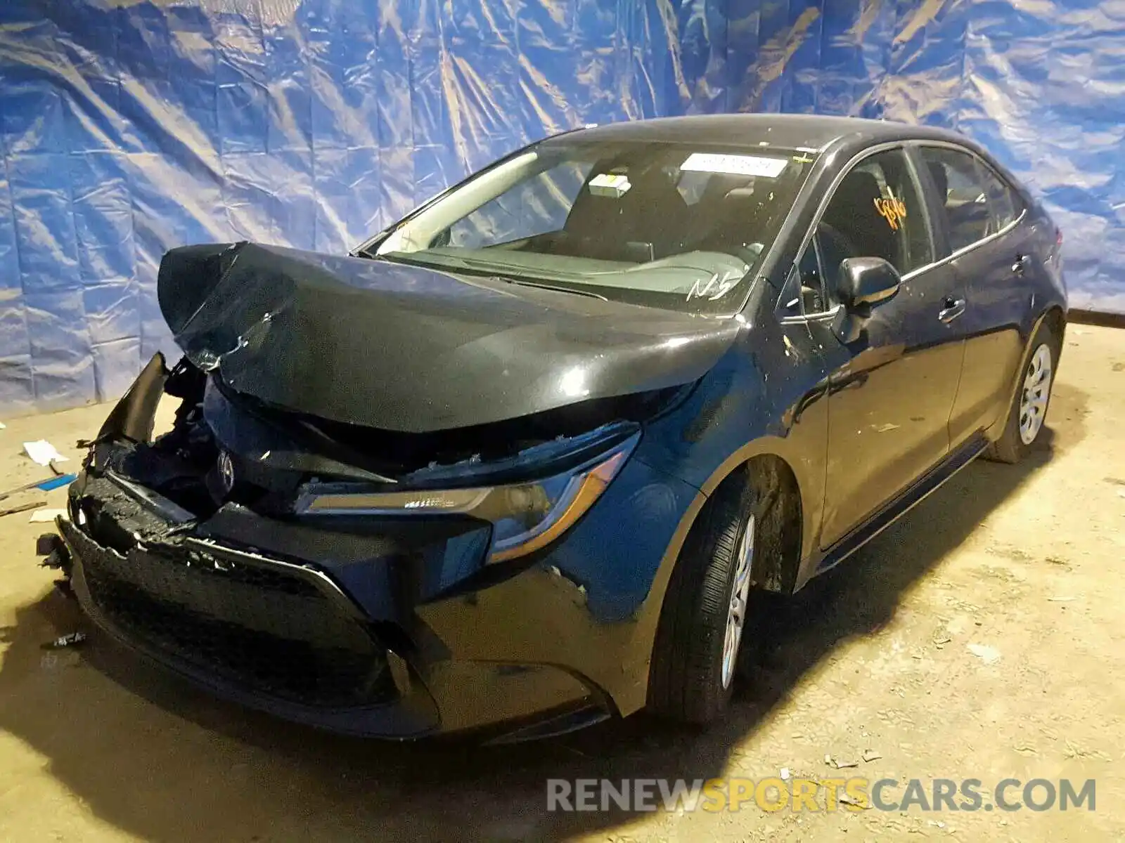 2 Photograph of a damaged car JTDEPRAE4LJ030228 TOYOTA COROLLA 2020