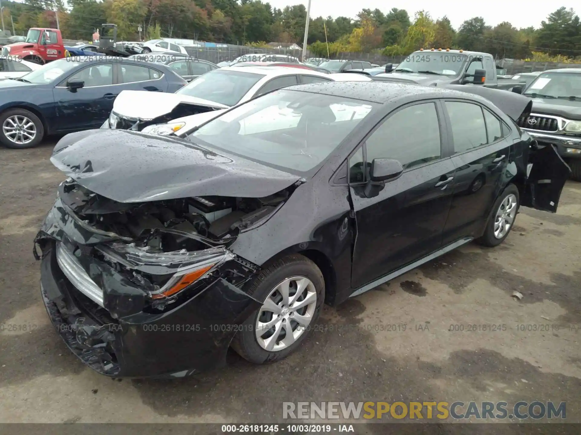 2 Photograph of a damaged car JTDEPRAE4LJ031329 TOYOTA COROLLA 2020