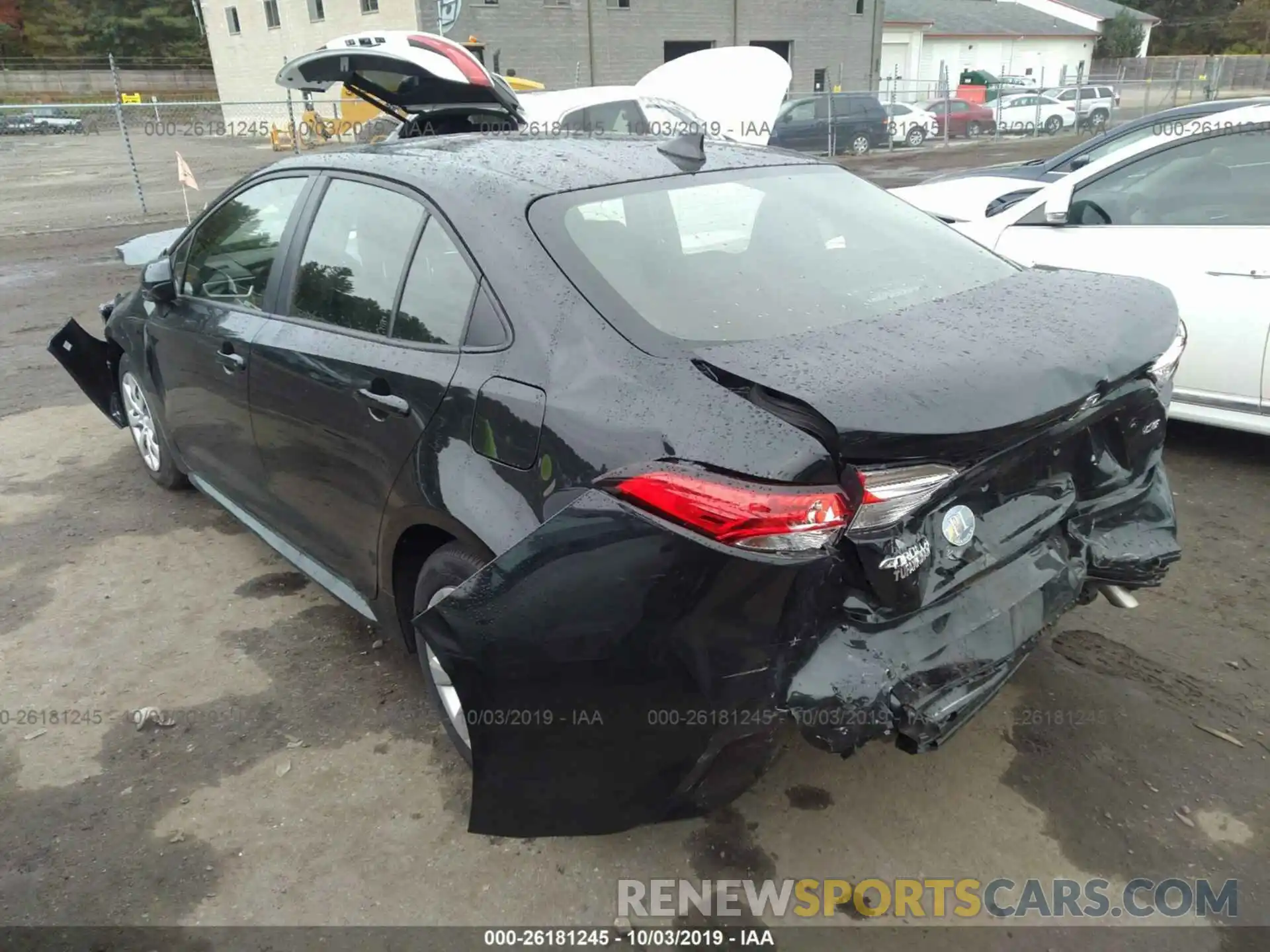 3 Photograph of a damaged car JTDEPRAE4LJ031329 TOYOTA COROLLA 2020