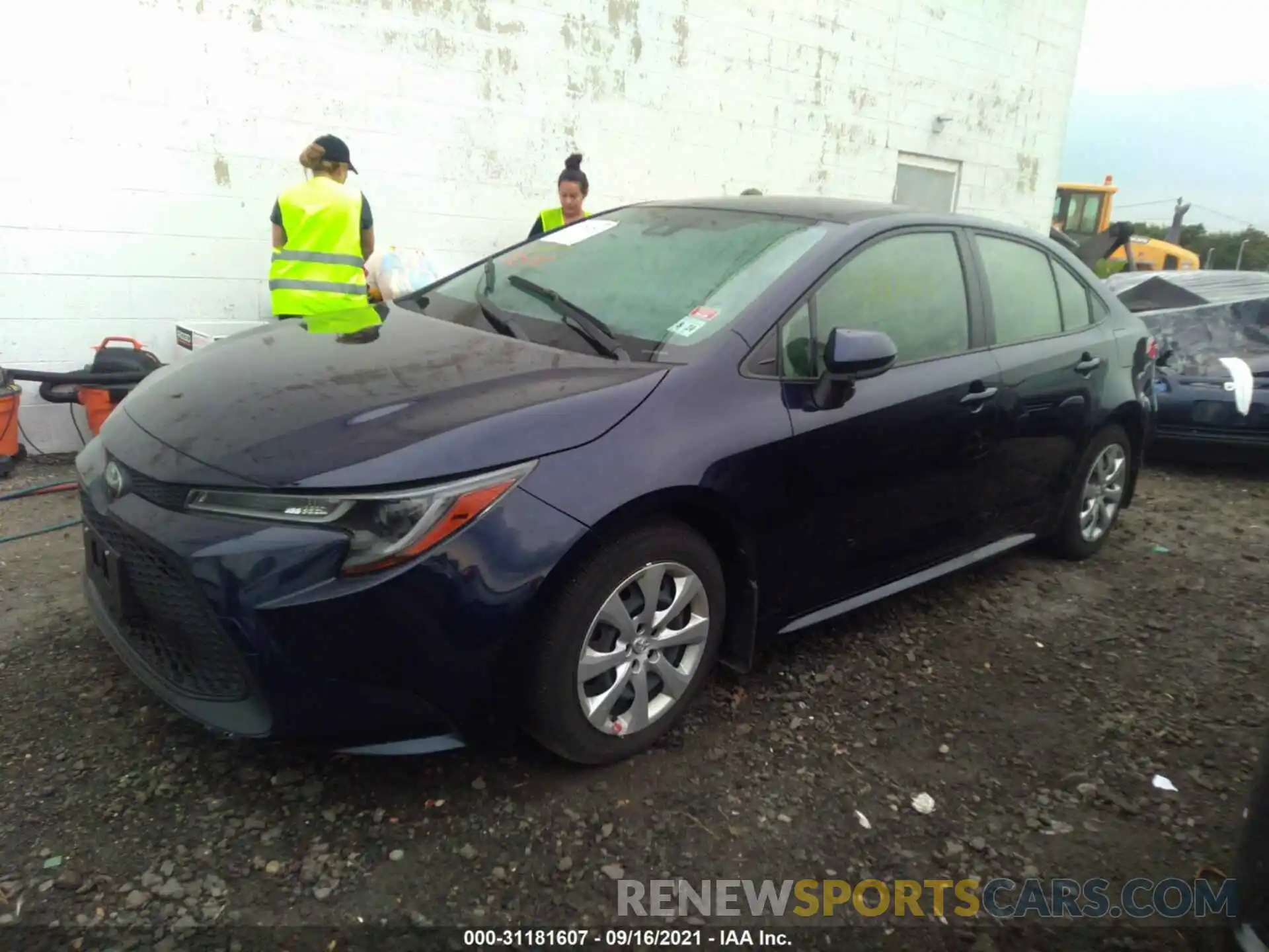 2 Photograph of a damaged car JTDEPRAE4LJ031377 TOYOTA COROLLA 2020