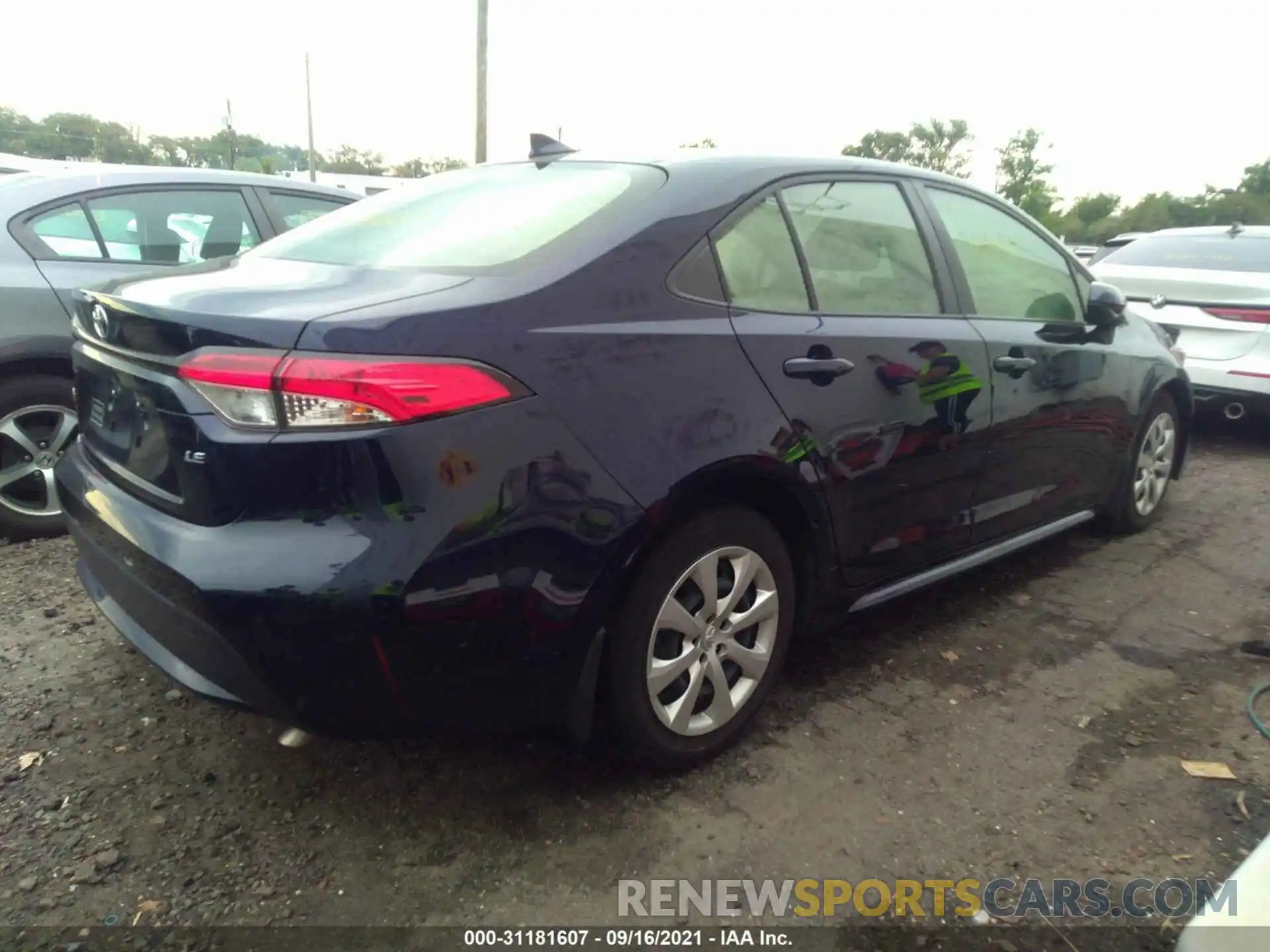 4 Photograph of a damaged car JTDEPRAE4LJ031377 TOYOTA COROLLA 2020