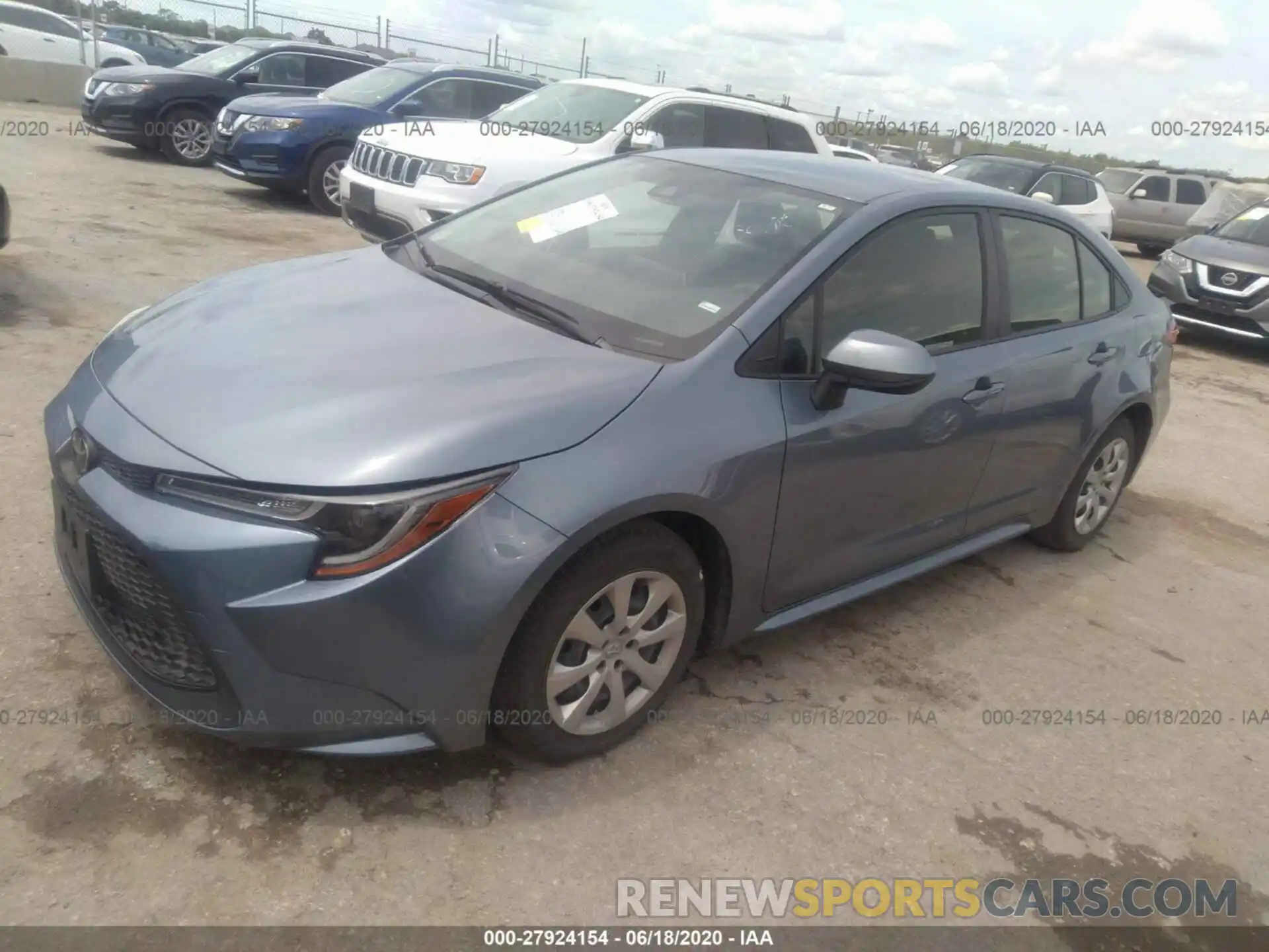 2 Photograph of a damaged car JTDEPRAE4LJ031735 TOYOTA COROLLA 2020