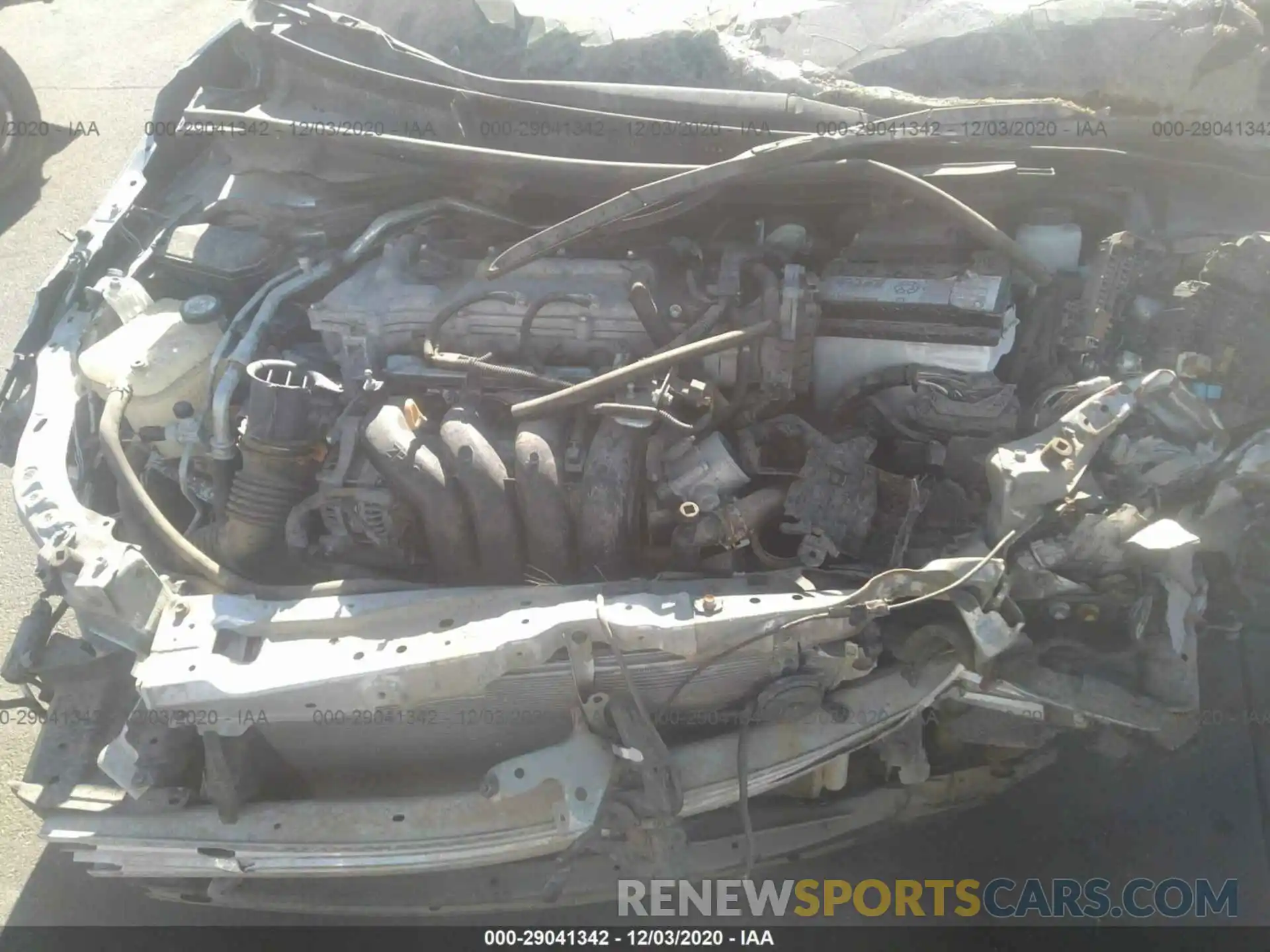 10 Photograph of a damaged car JTDEPRAE4LJ032187 TOYOTA COROLLA 2020