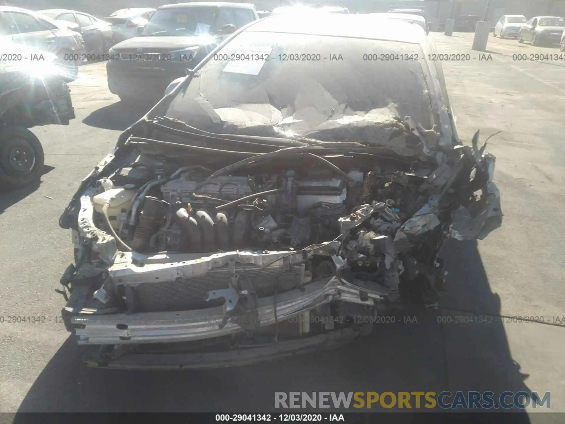 6 Photograph of a damaged car JTDEPRAE4LJ032187 TOYOTA COROLLA 2020