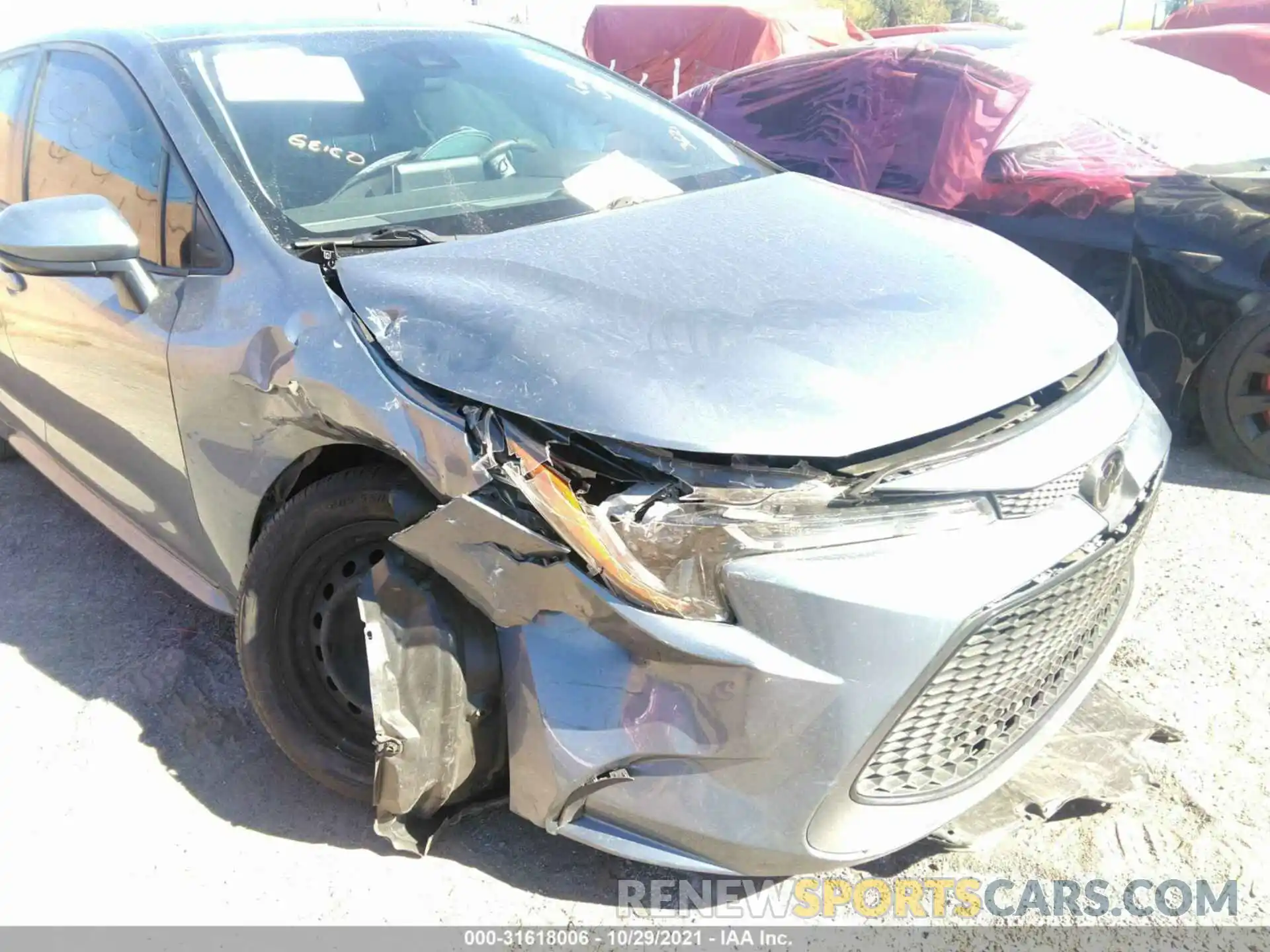 6 Photograph of a damaged car JTDEPRAE4LJ032335 TOYOTA COROLLA 2020