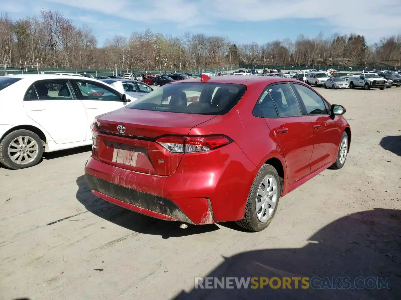 4 Photograph of a damaged car JTDEPRAE4LJ032514 TOYOTA COROLLA 2020