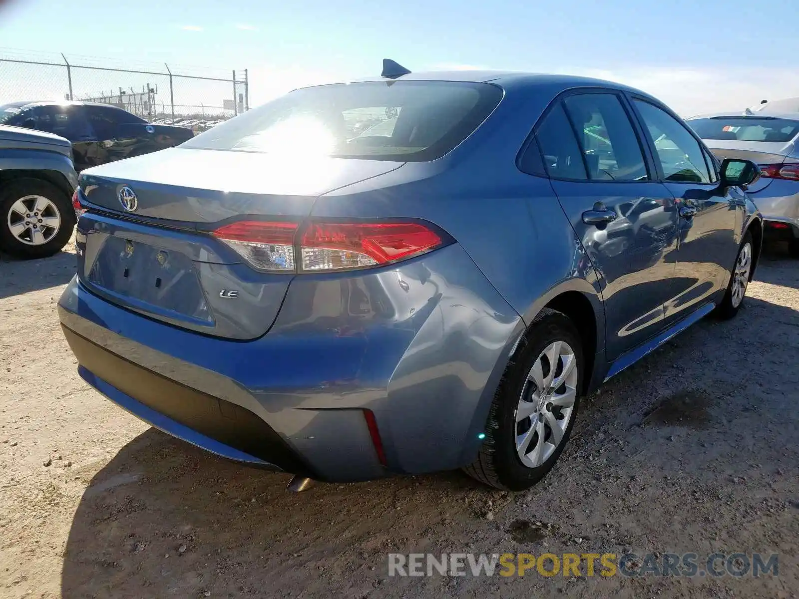 4 Photograph of a damaged car JTDEPRAE4LJ032545 TOYOTA COROLLA 2020