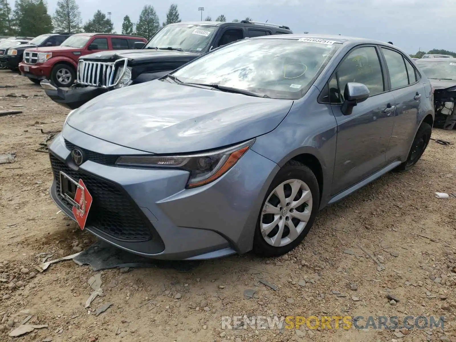 2 Photograph of a damaged car JTDEPRAE4LJ032982 TOYOTA COROLLA 2020