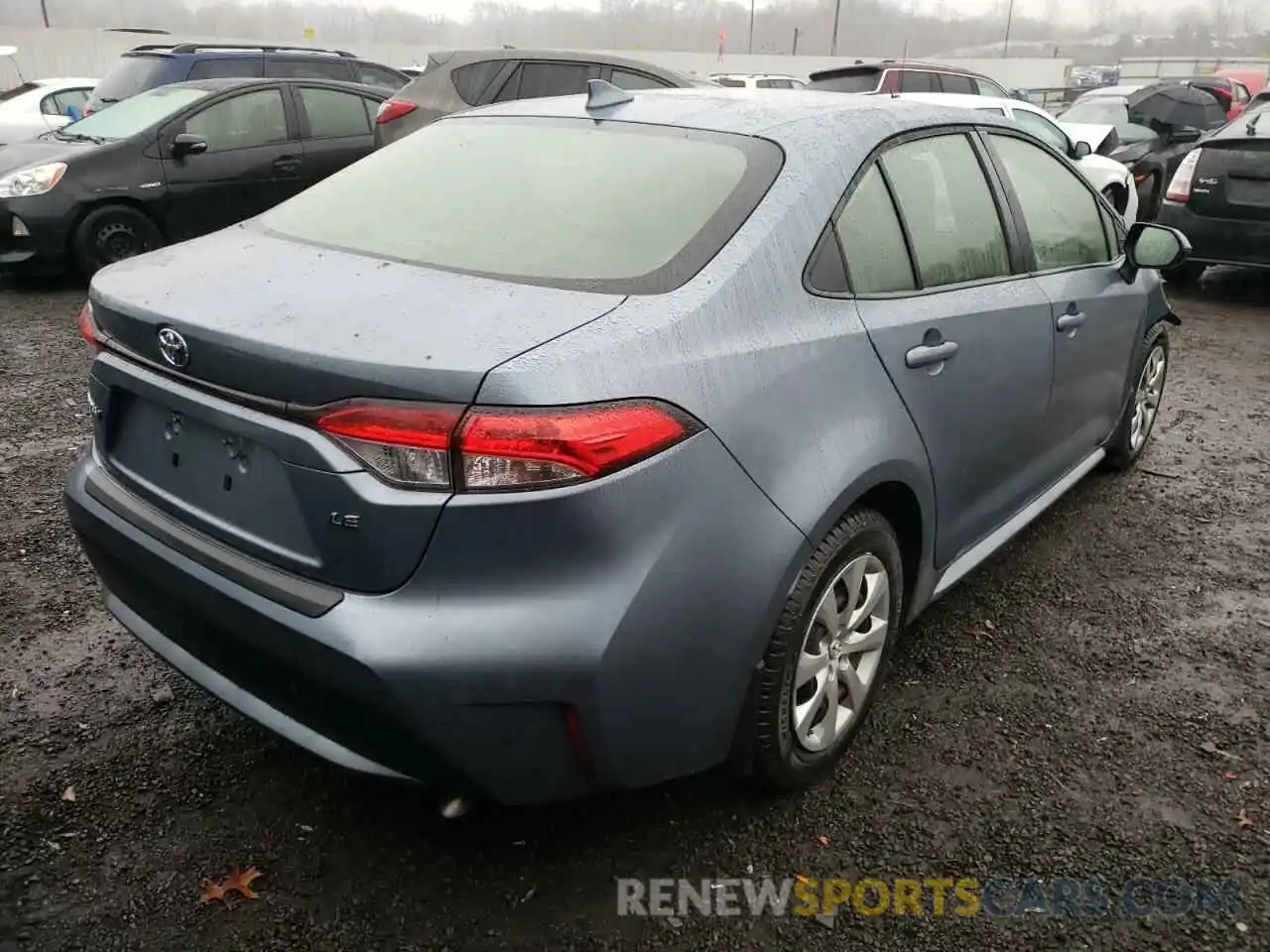 4 Photograph of a damaged car JTDEPRAE4LJ033078 TOYOTA COROLLA 2020