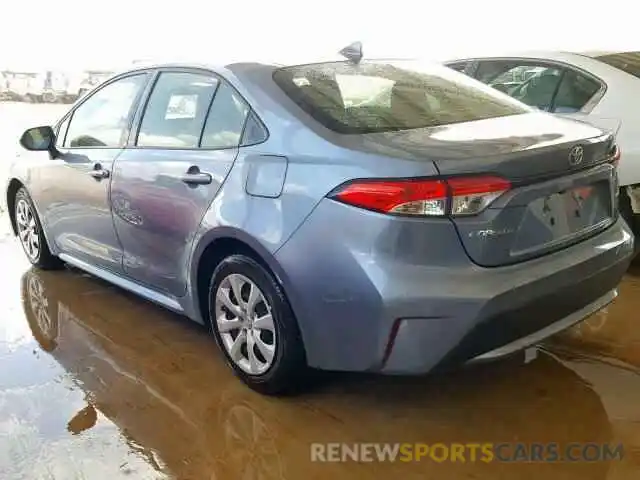 3 Photograph of a damaged car JTDEPRAE4LJ033324 TOYOTA COROLLA 2020