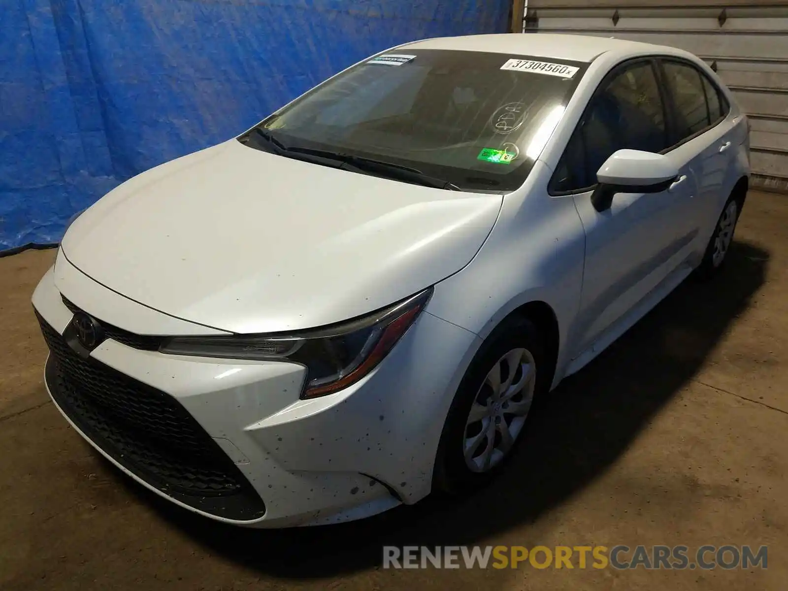 2 Photograph of a damaged car JTDEPRAE4LJ034148 TOYOTA COROLLA 2020