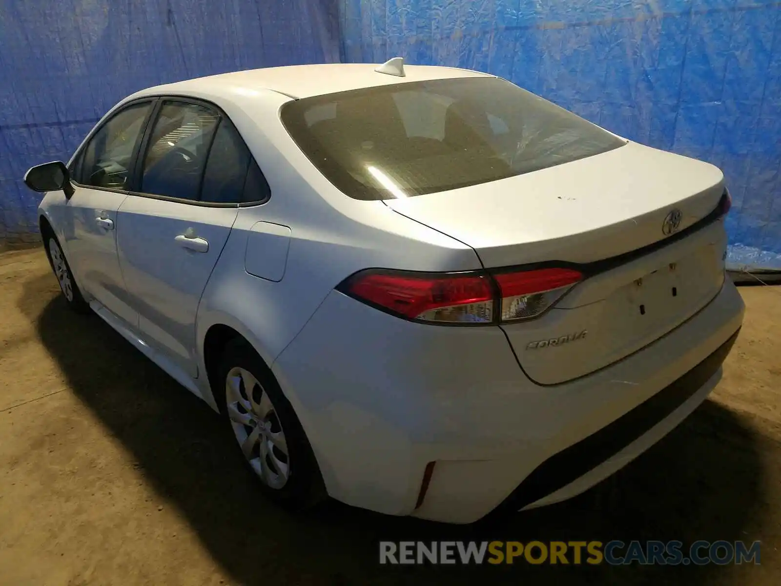 3 Photograph of a damaged car JTDEPRAE4LJ034148 TOYOTA COROLLA 2020