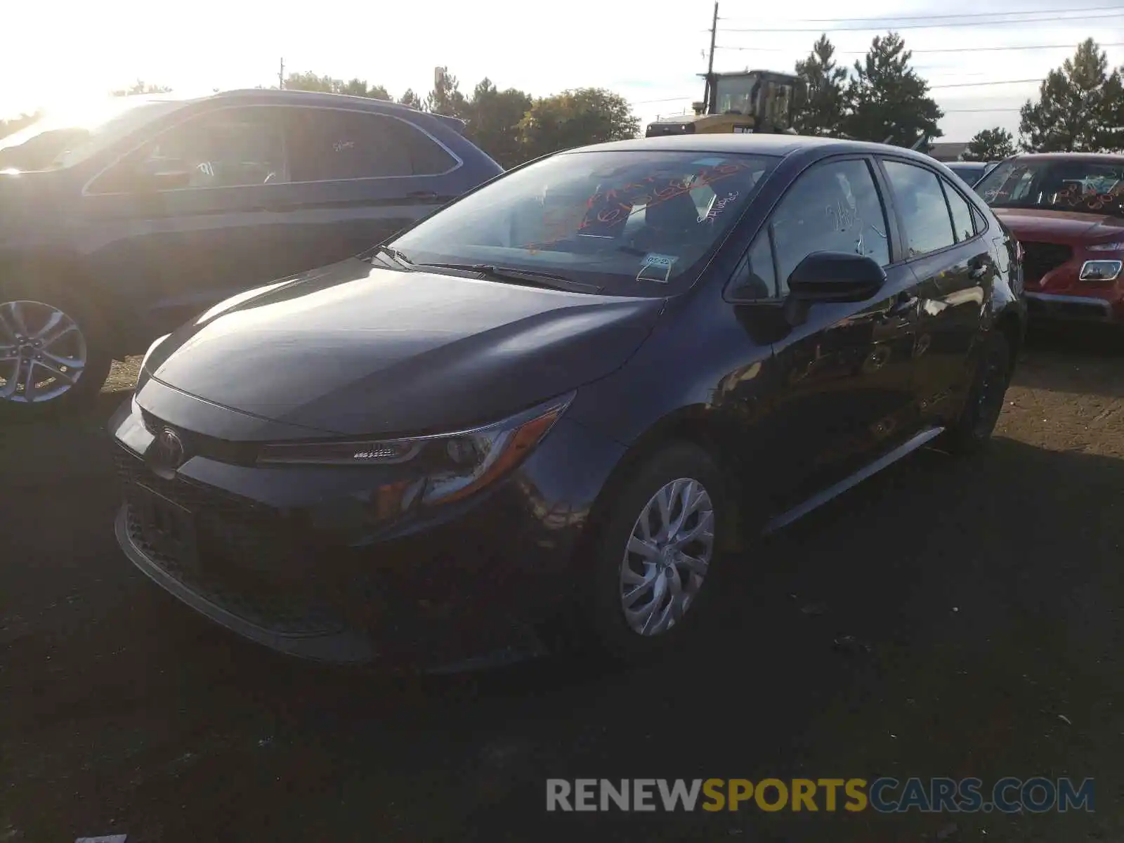 2 Photograph of a damaged car JTDEPRAE4LJ034621 TOYOTA COROLLA 2020