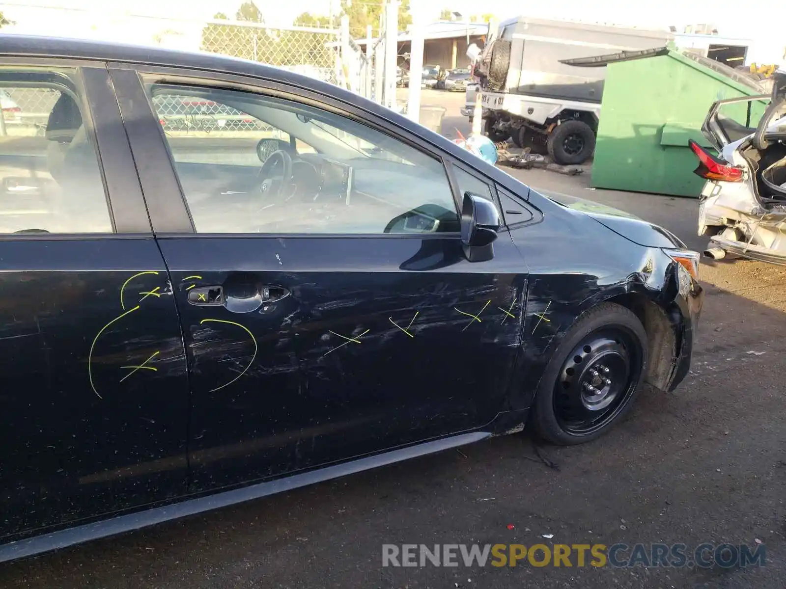 9 Photograph of a damaged car JTDEPRAE4LJ034621 TOYOTA COROLLA 2020