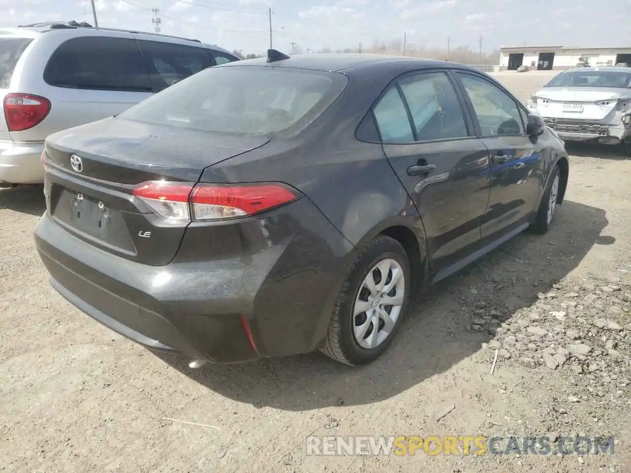 4 Photograph of a damaged car JTDEPRAE4LJ035333 TOYOTA COROLLA 2020