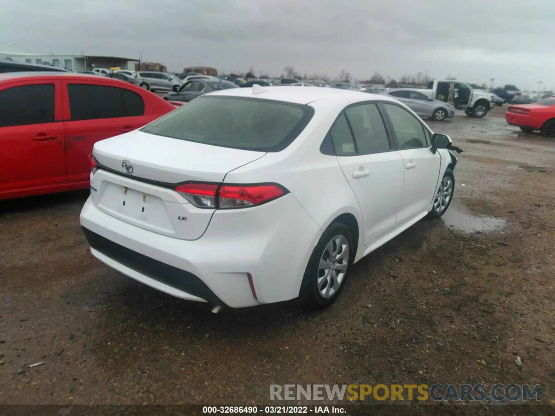 4 Photograph of a damaged car JTDEPRAE4LJ035347 TOYOTA COROLLA 2020