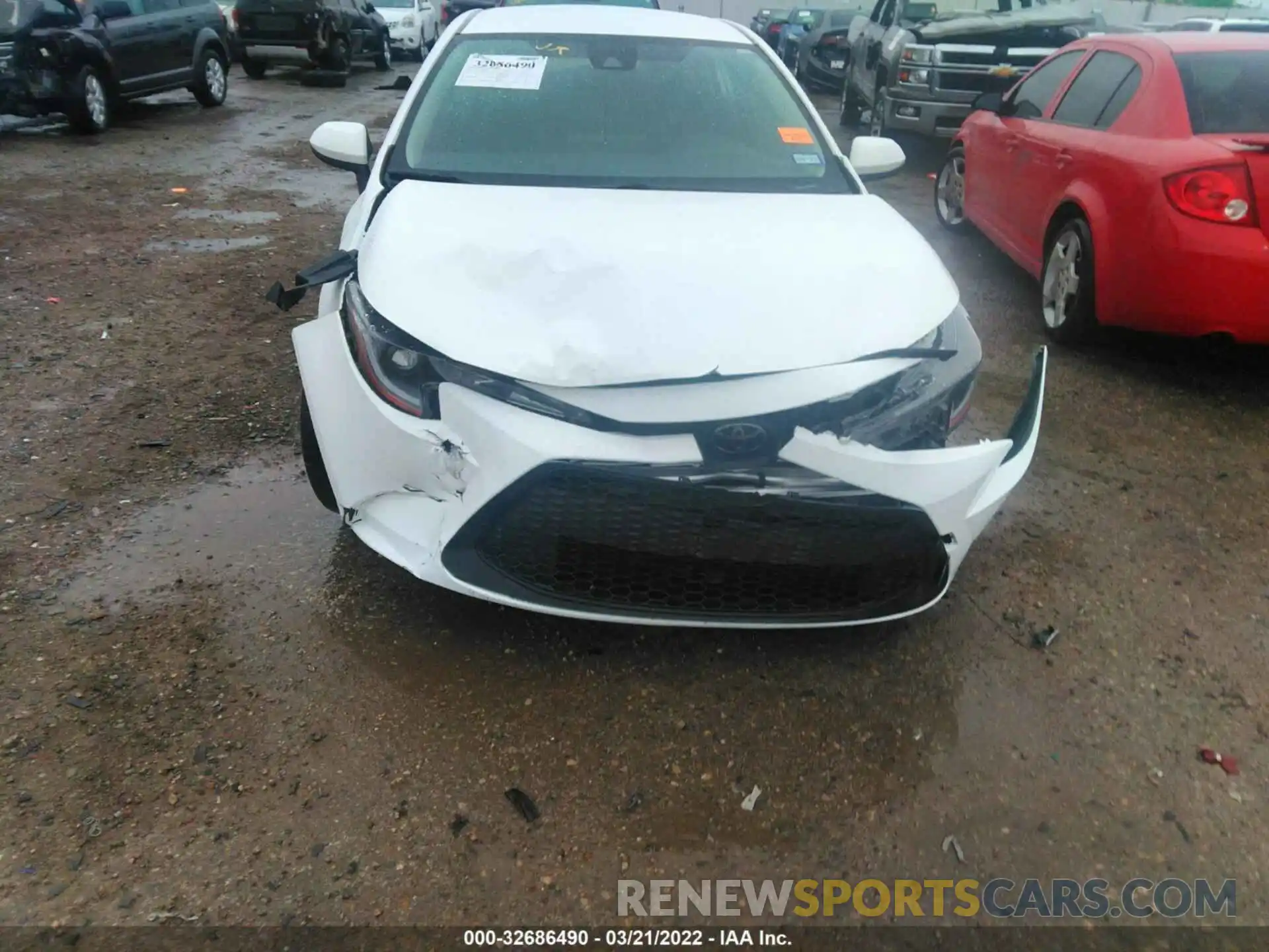 6 Photograph of a damaged car JTDEPRAE4LJ035347 TOYOTA COROLLA 2020