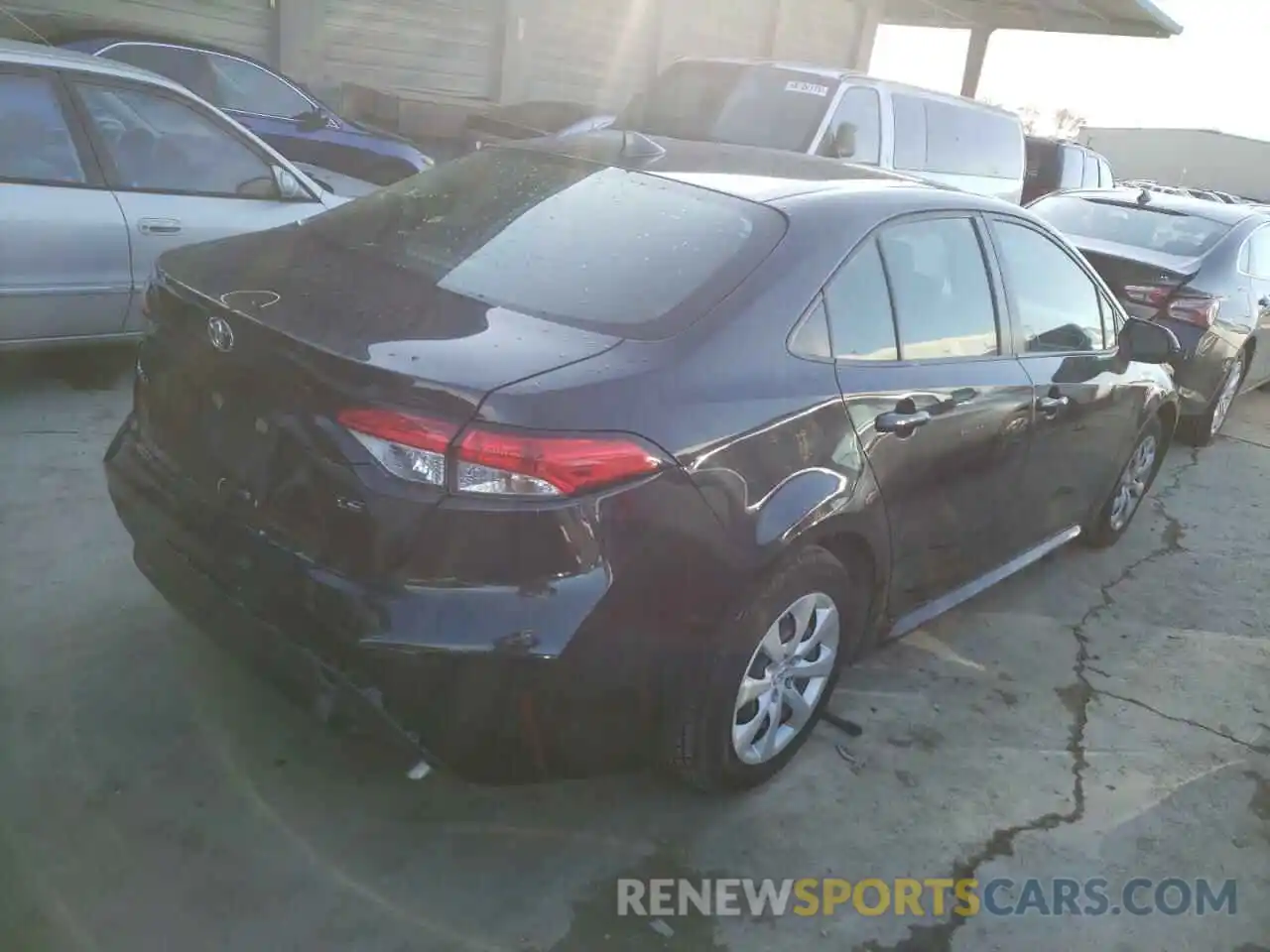 4 Photograph of a damaged car JTDEPRAE4LJ035414 TOYOTA COROLLA 2020