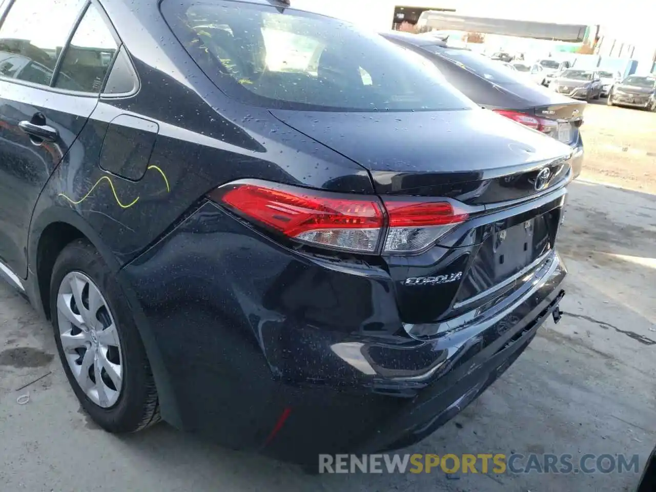 9 Photograph of a damaged car JTDEPRAE4LJ035414 TOYOTA COROLLA 2020