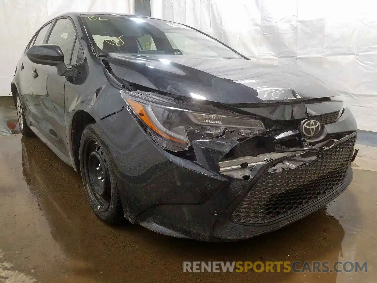 1 Photograph of a damaged car JTDEPRAE4LJ036062 TOYOTA COROLLA 2020